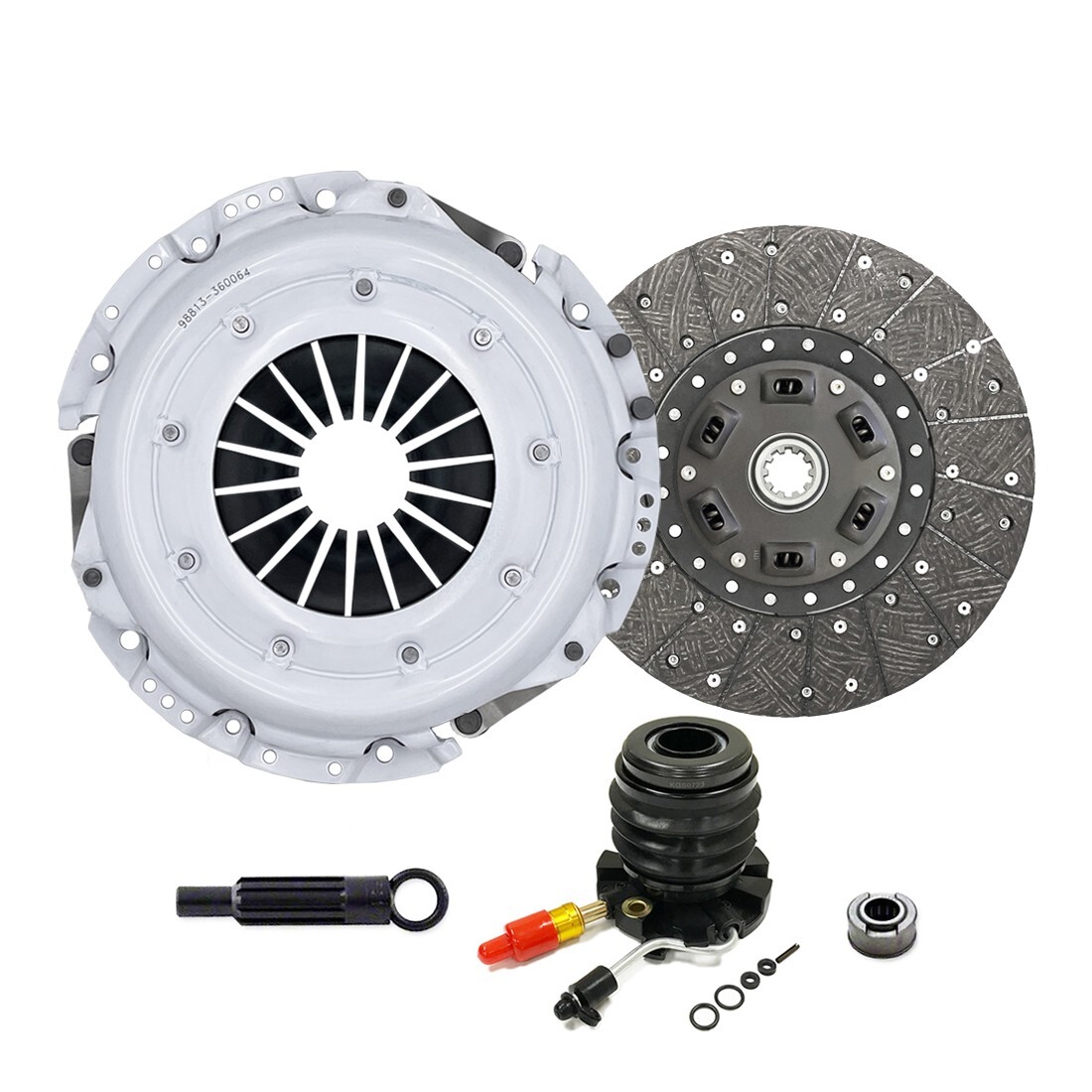 OEM HD CLUTCH KIT+ SLAVE for 1993-1996 FORD BRONCO F150 F250 F350 4.9L 5.0L 5.8L