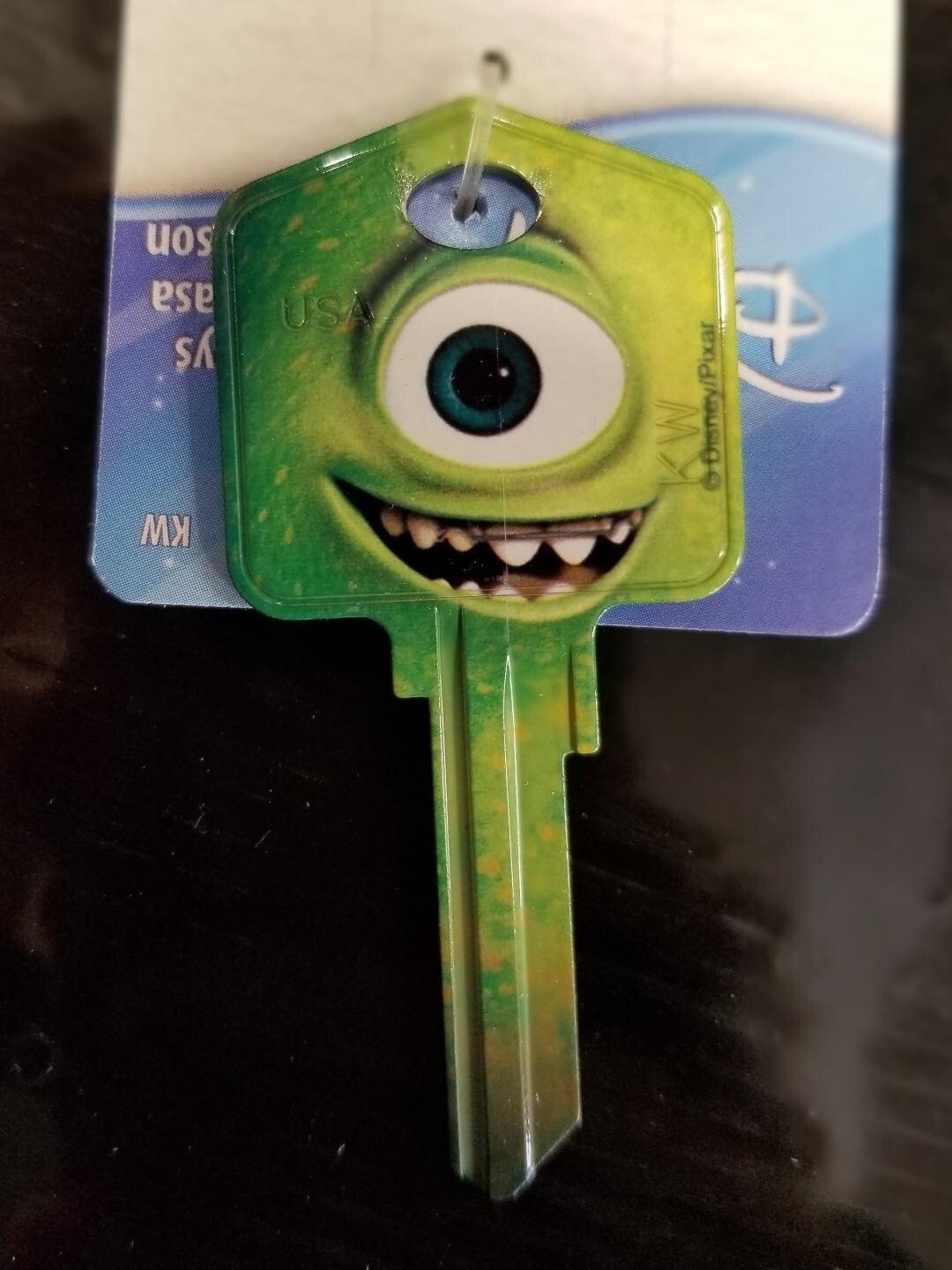 DISNEY/PIXAR MIKE & SULLY MONSTERS INC./UNIVERSITY KWIKSET KW1/KW10 KEY BLANK
