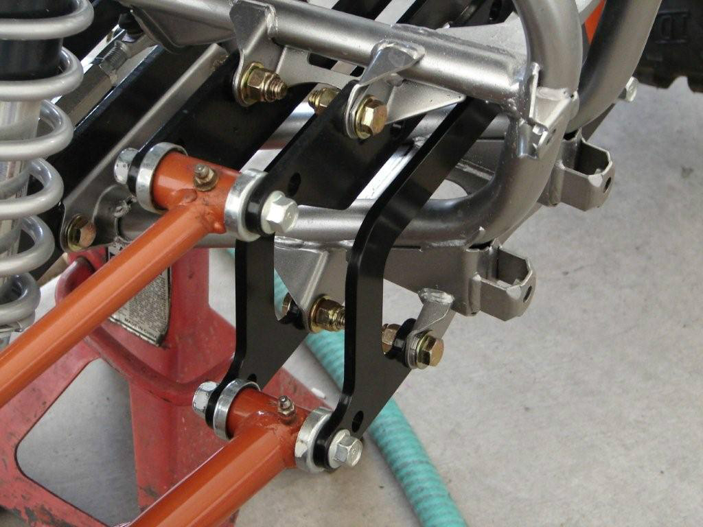 Yamaha '90-03 Warrior 350 A-arms Widening and YFZ450 Shocks Conversion Kit