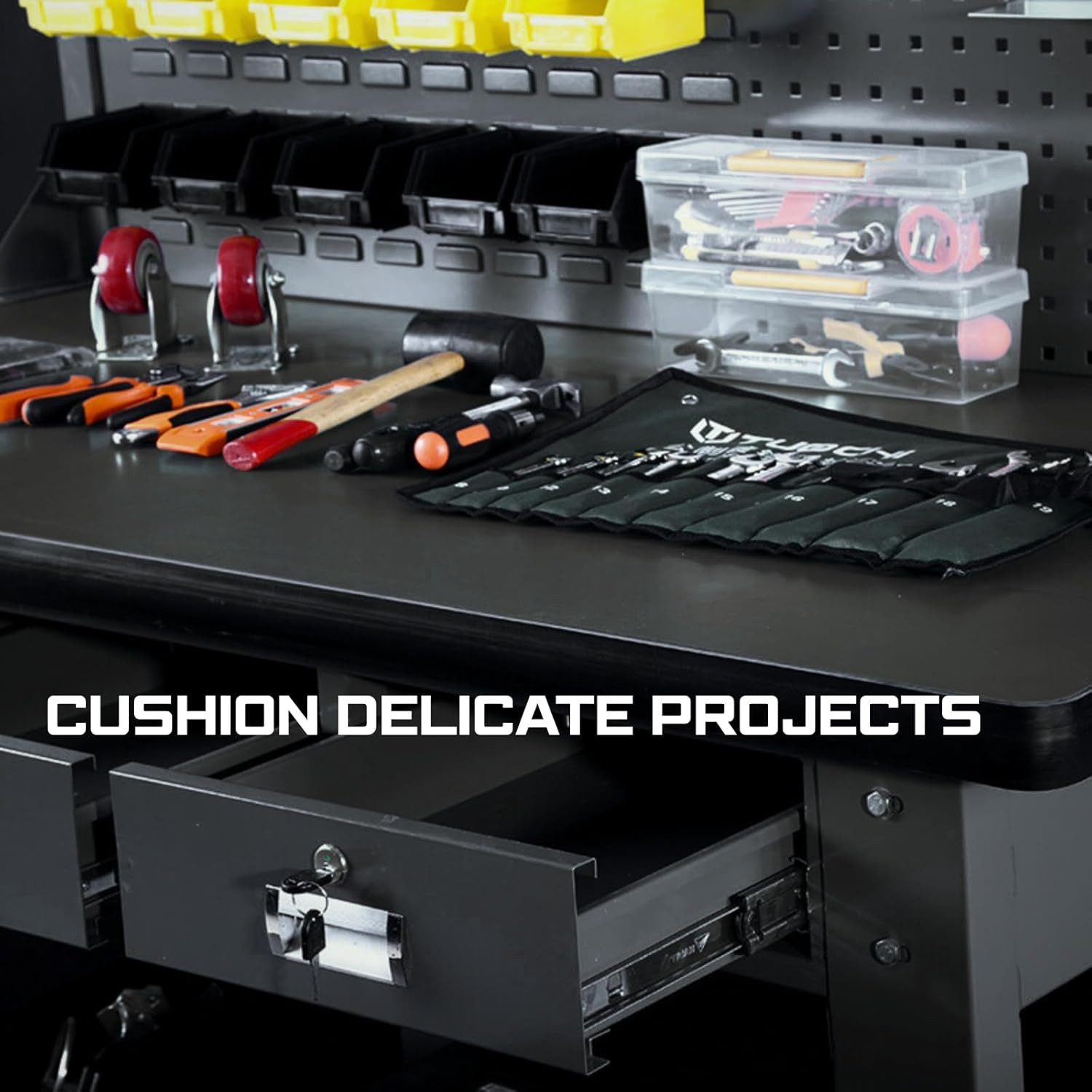 Workbench Mat 24X72 Inches, EVA Rubber Work Mat, Protect Your Work Bench Top, He