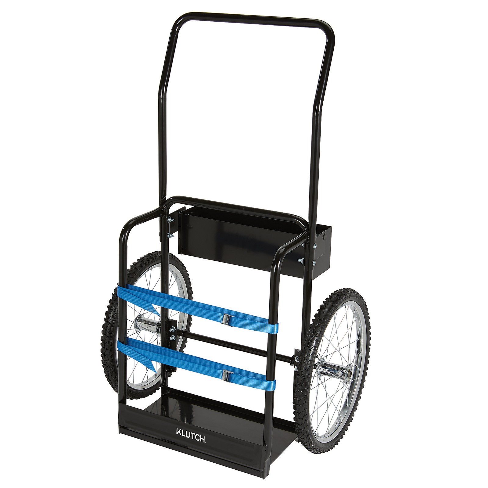 Klutch Hi-Axle Welding Cylinder Cart, 220-Lb. Capacity