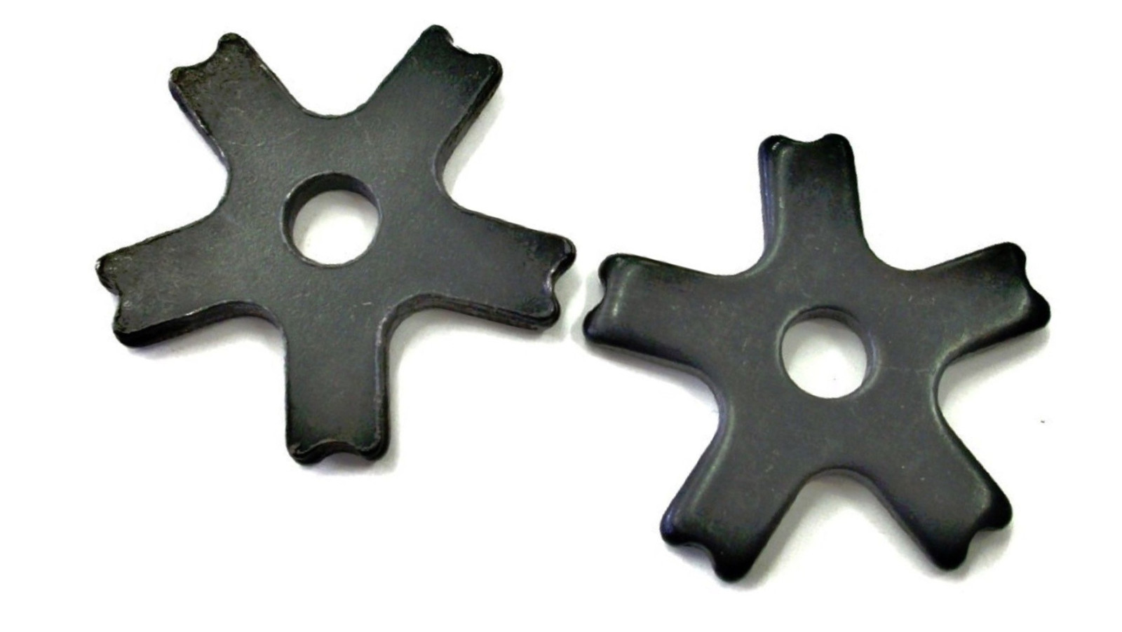 Roughstock Notched Spur Rowels1-1/4" Black Steel Sold in Pairs Eddy's Tack