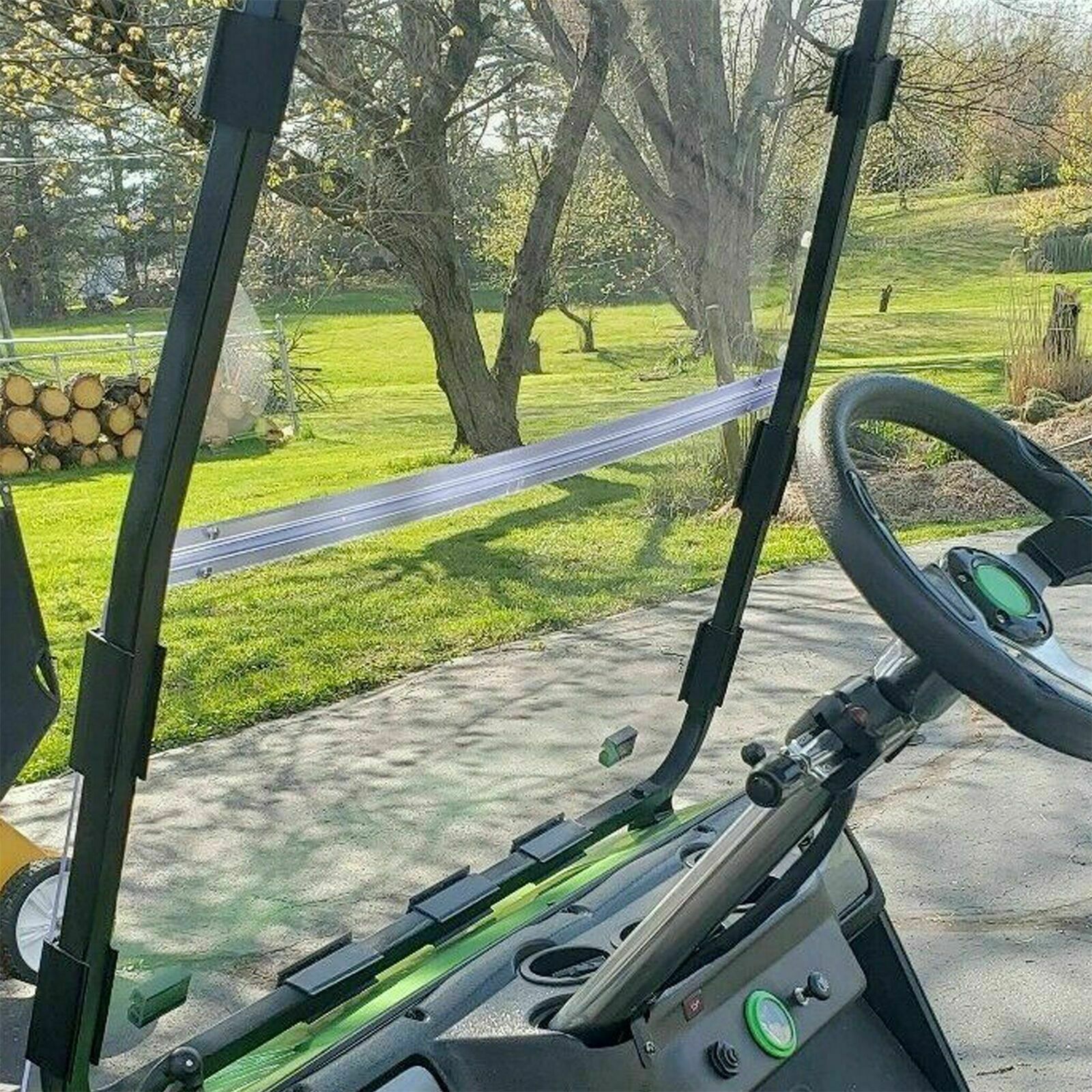 Golf Cart Fold Down Acrylic Clear Windshield For Club Car DS 2000.5-Up