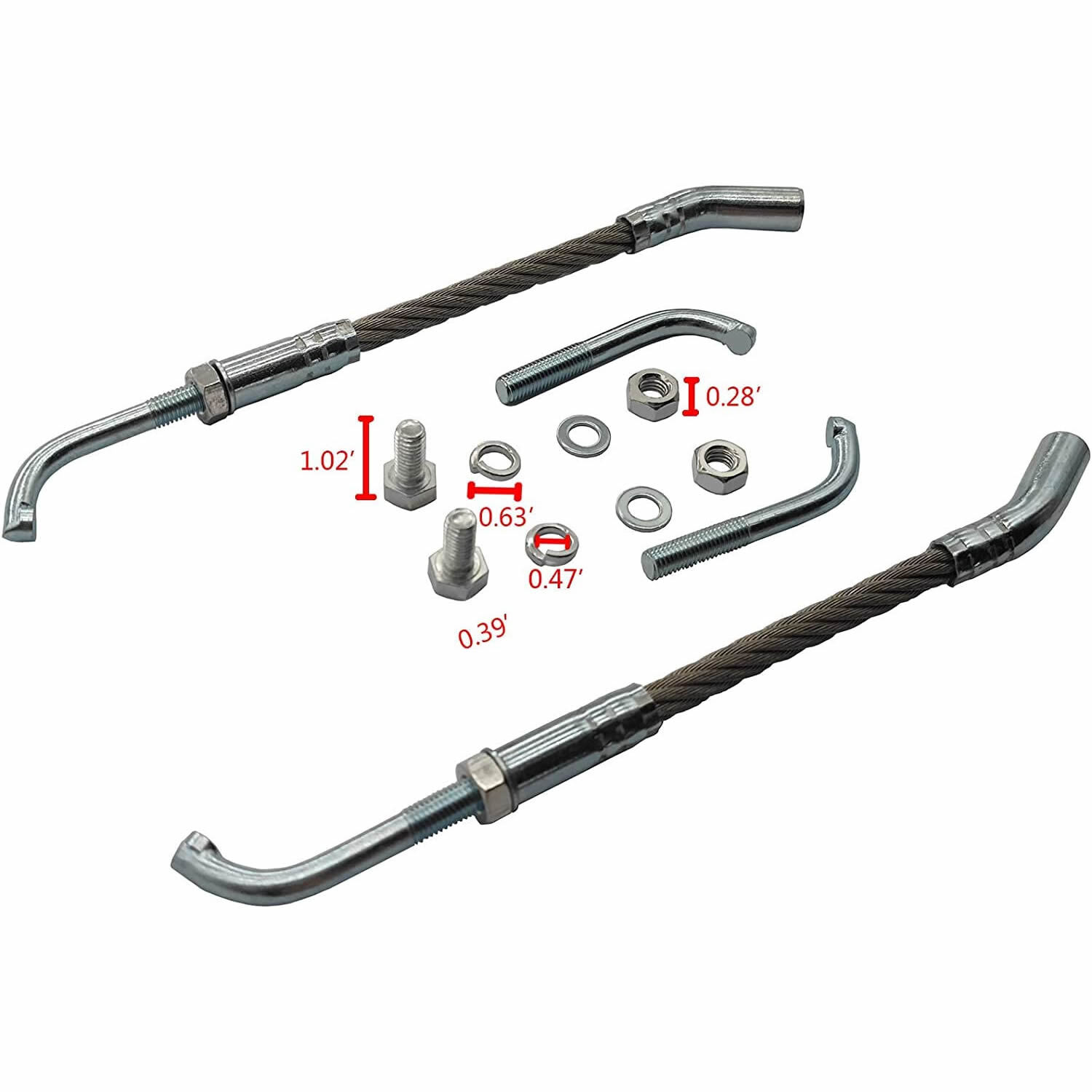 ICE SCRATCHERS WITH CARBIDE TIPS SNOWMOBILE REVERSE COMPATIBLE SNOW