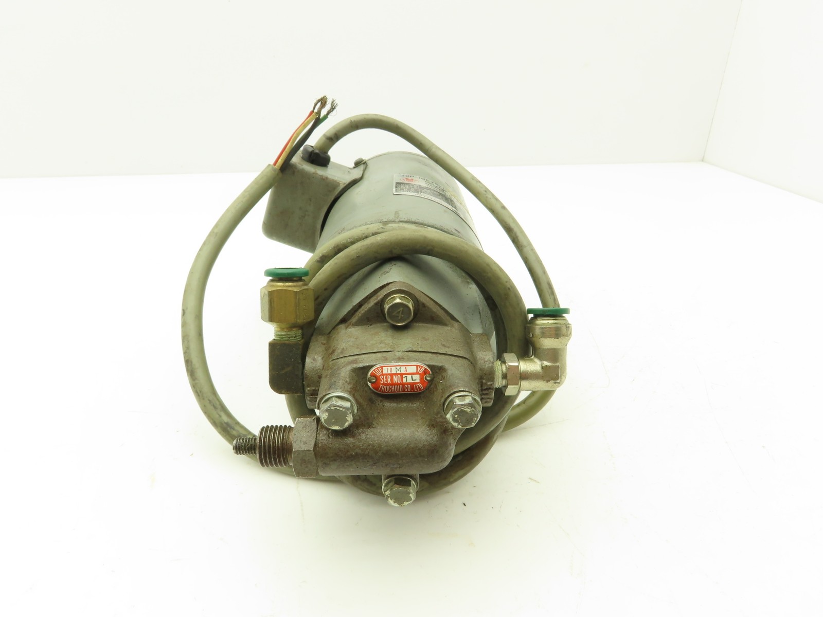 Nippon TOP-IME75-1 Trochoid Gerotor Hydraulic Pump Motor 4P 220V TOP-10-MA-VB