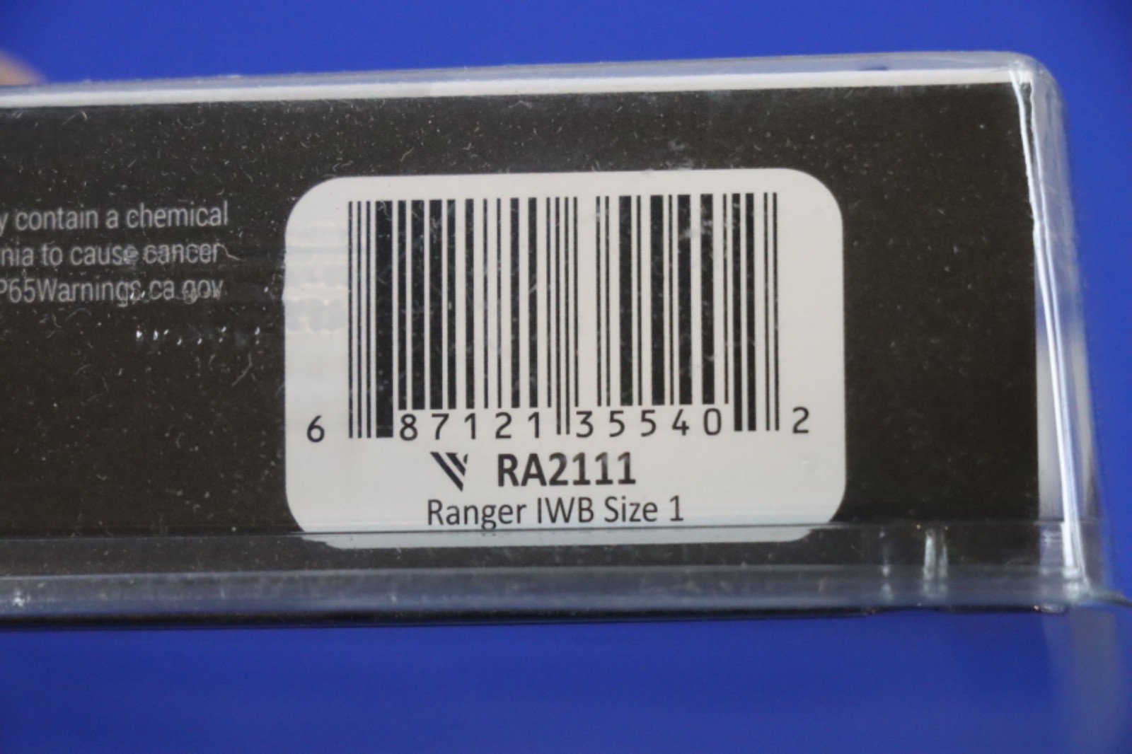 Versacarry Ranger Leather Holster Size 1 Full Size Inside The Waistband