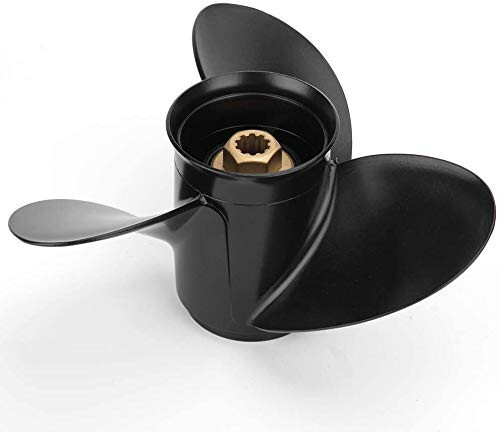 10 3/8x13 Mercury Boat prop 10 Spline 48-19640A40 Fit Mercury 9.9-25 HP,RH