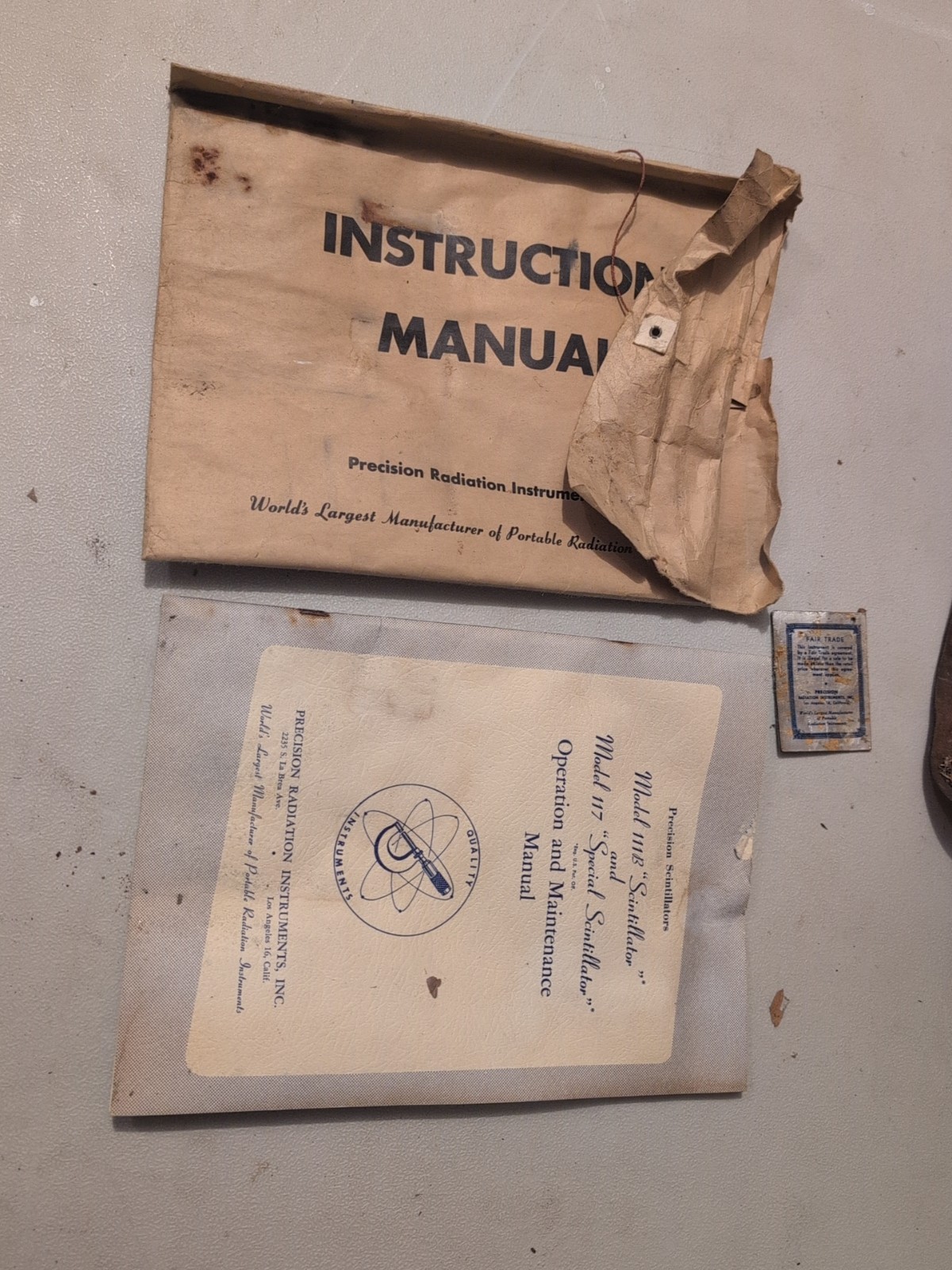 VTG AS-IS Precision Scintillator Chrome Ray Gun Radiation Detector Ghost Quack