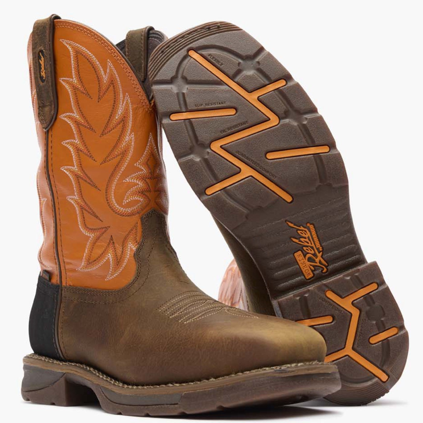 Durango® Workin' Rebel™ Steel Toe Waterproof with InsulKul™ Work Boot