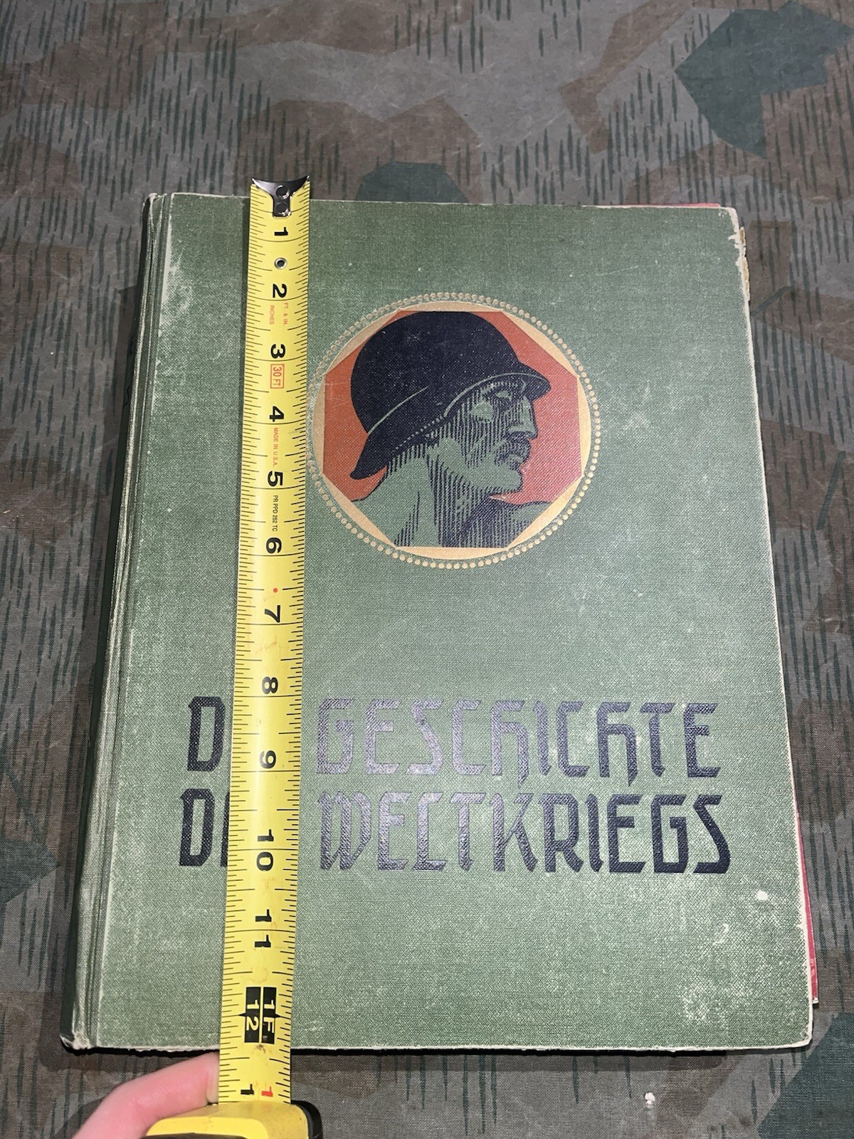WW2 German Era Original Die Geschichte Des Weltkriegs Book #1 on German Military