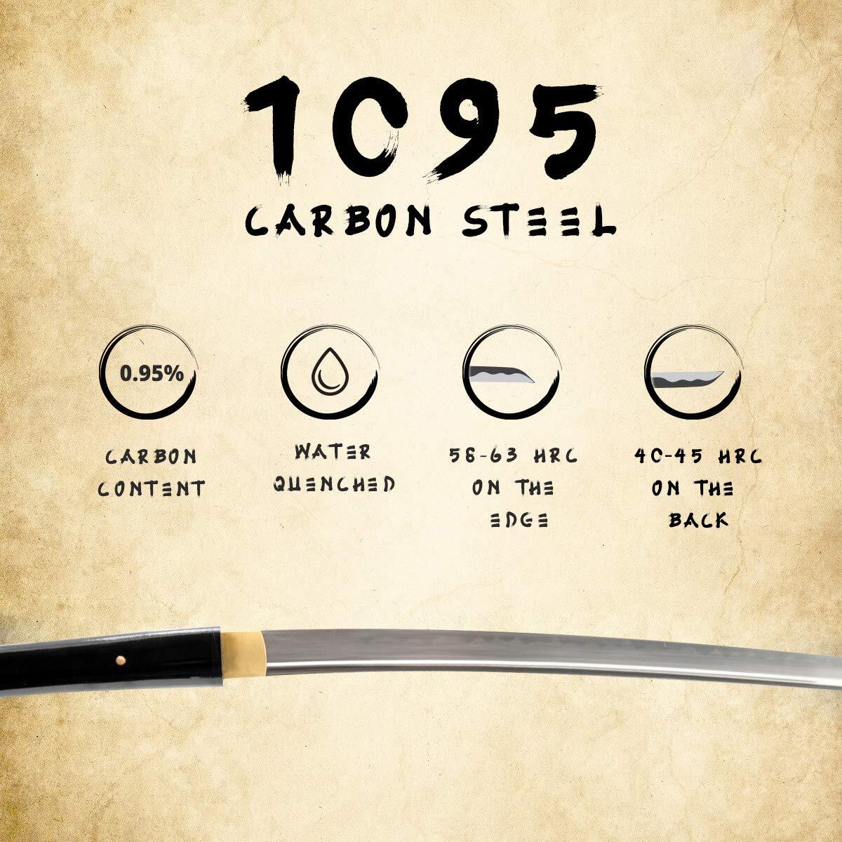 HMS Fully Functional Kill Bill O-Ren Ishii Shirasaya Wakizashi, 1095 Carbon Stee