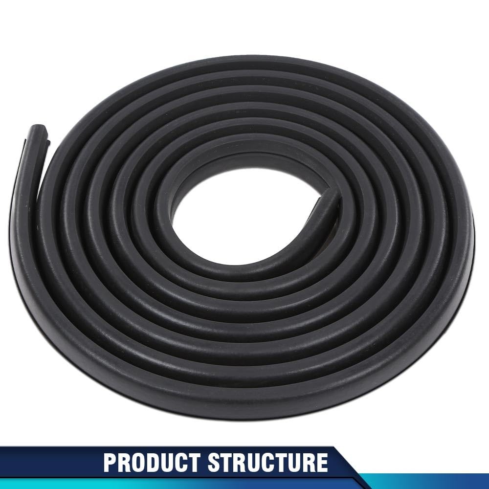 Door Seals Weatherstrip Pair Set Compatible with Ford Bronco F100-F350 1973-1979