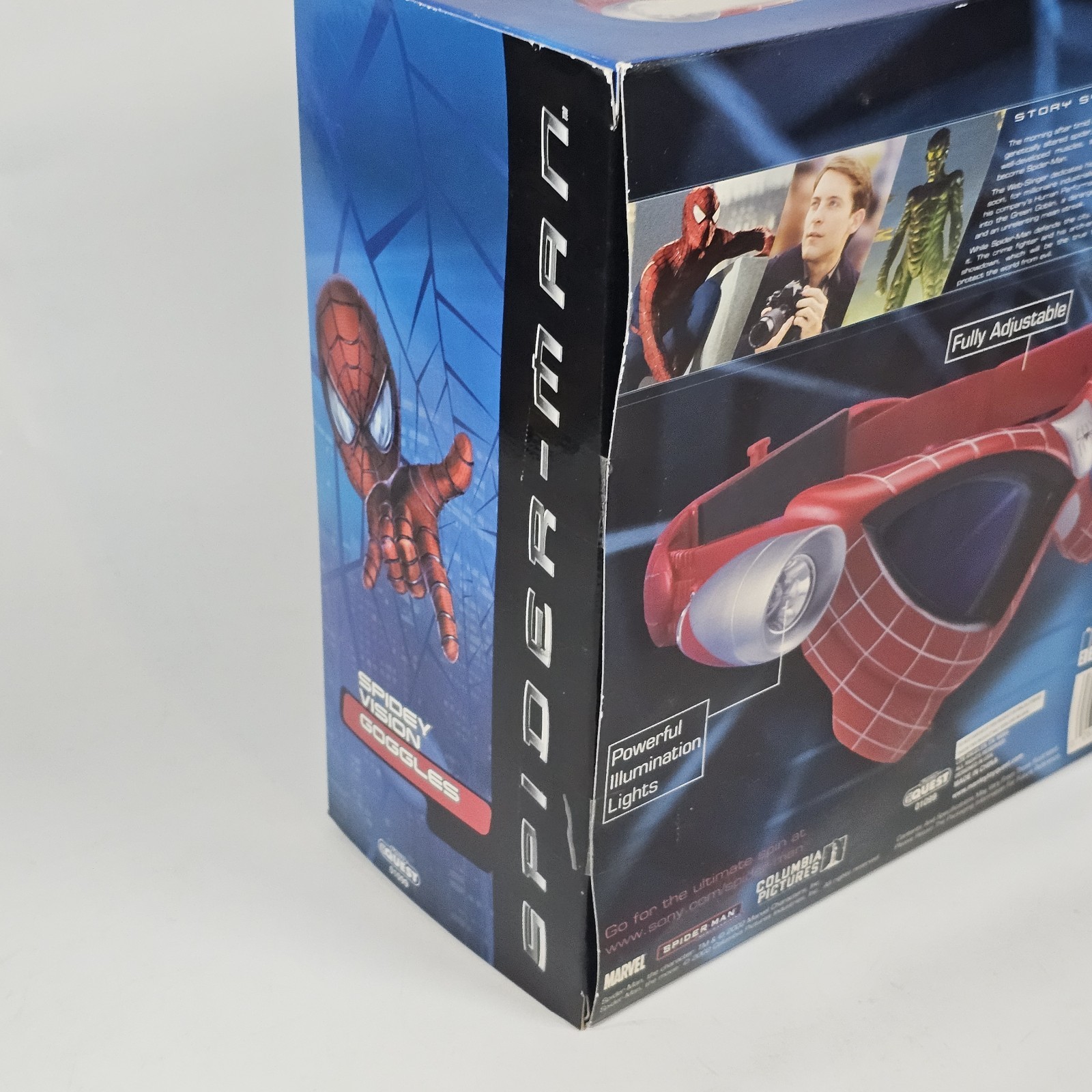 2002 Spider-Man Movie Spidey Vision Goggles Marvel Tobey Maguire NEW