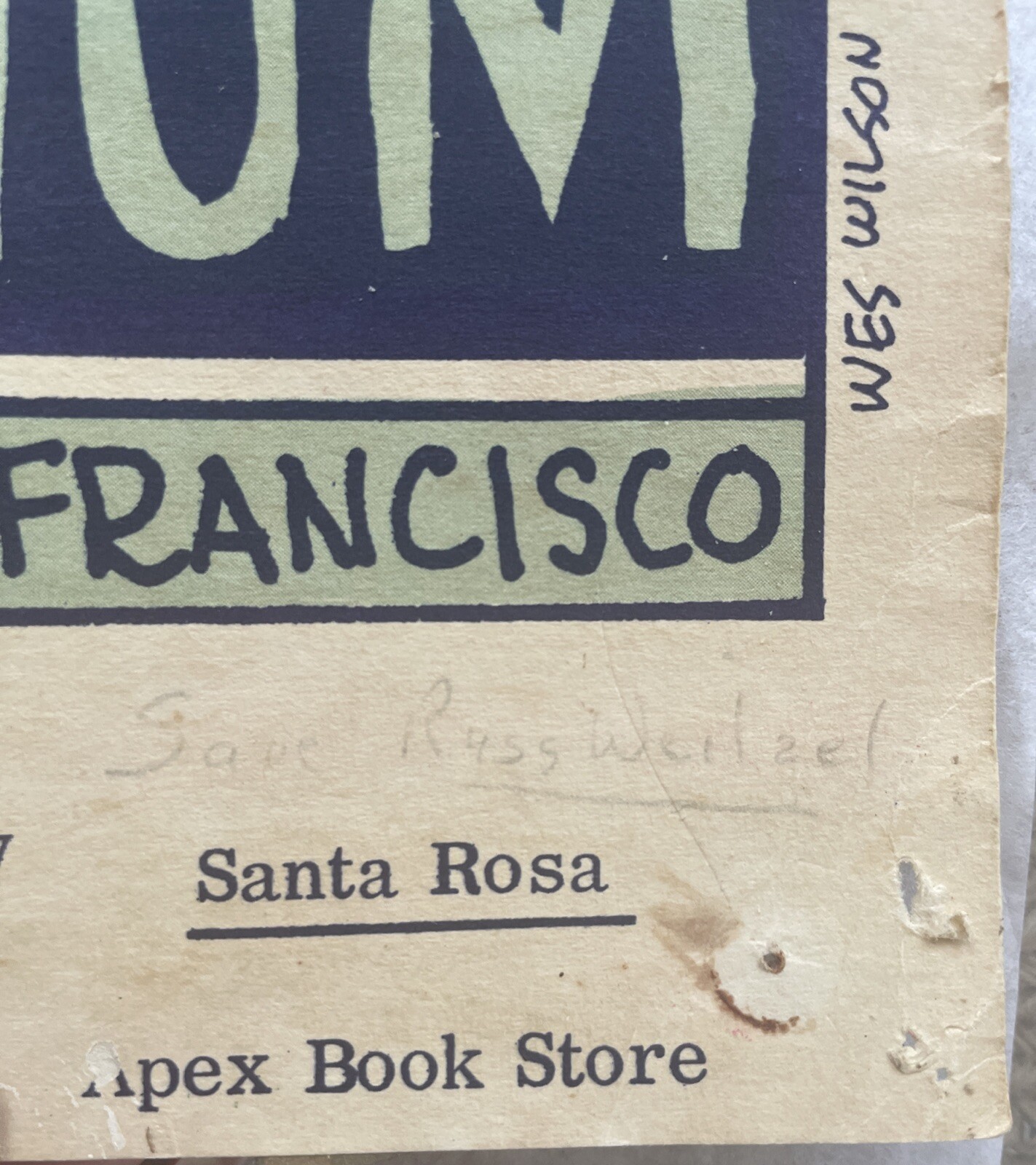 1966 Grateful Dead, Quicksilver, Mothers Of Invention, BG-9 Fillmore Poster