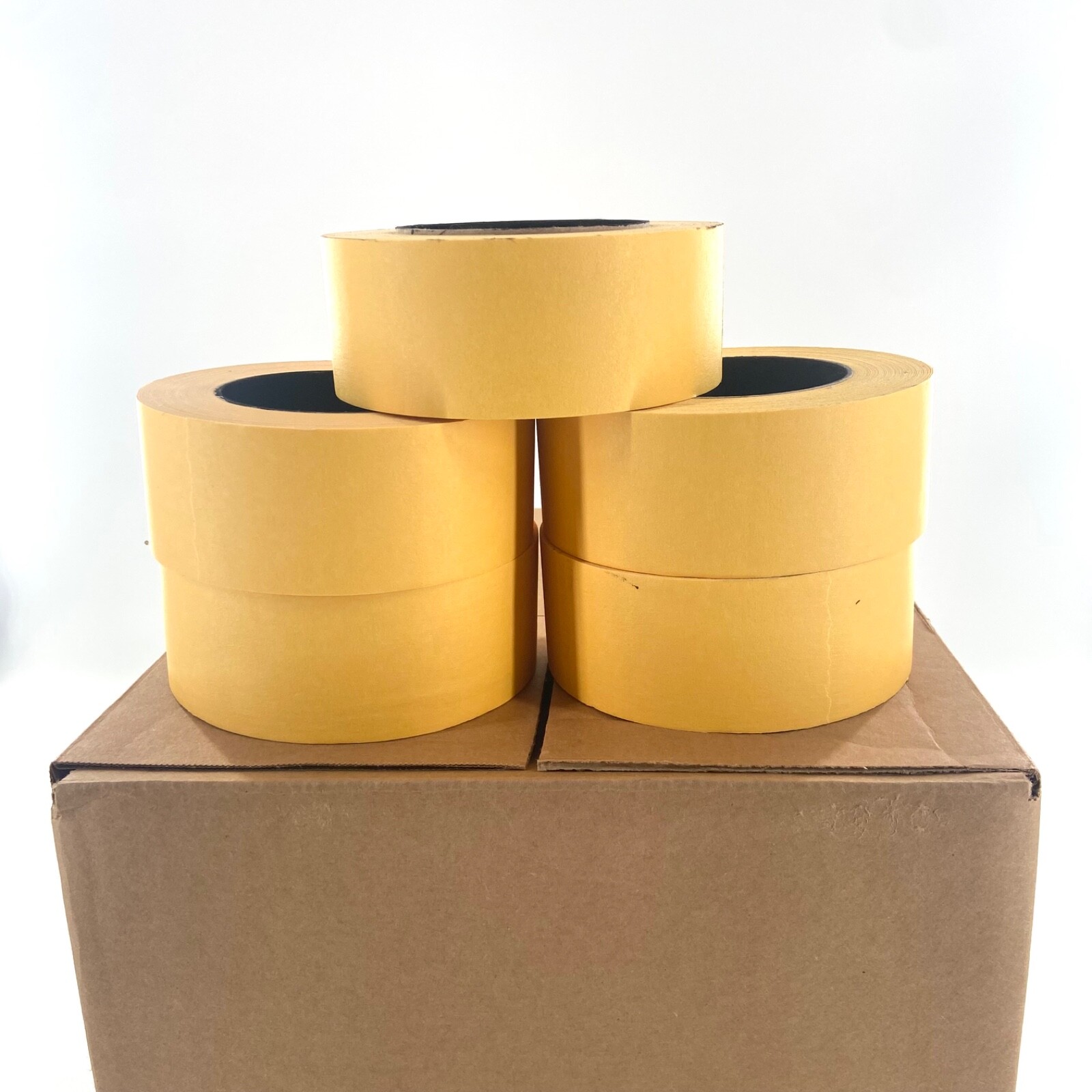24 Rolls 2” X 60 Yards Yellow Automotive Painters Masking Tape BODYSHOP USA Made