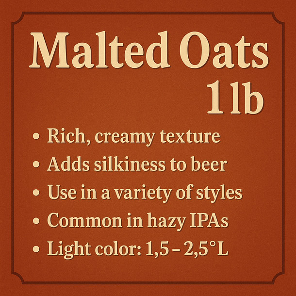 Sugar Creek Malted Oats 1 lb