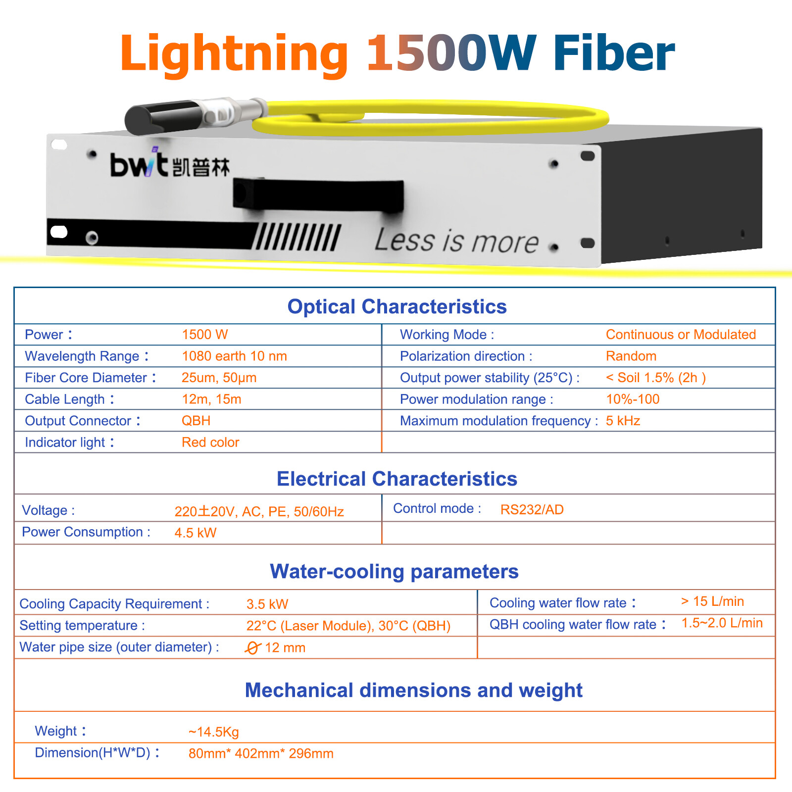 BWT 1500W 4 IN 1 Fiber Laser Welder Laser Cleaning Cutting Machine CE US Stock