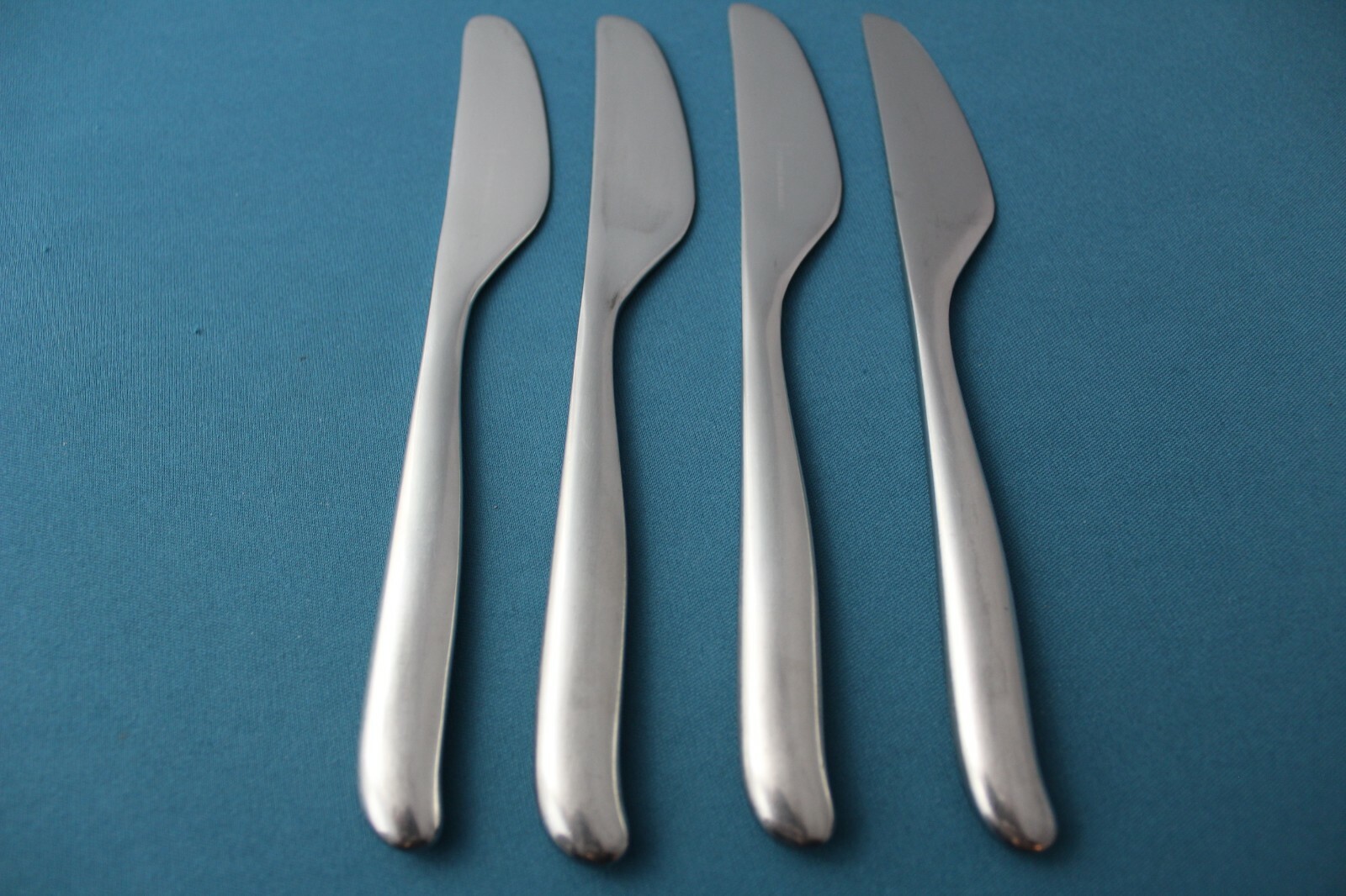 Lauffer DESIGN 2 Dinner Knives (Set of 4) Satin Stainless Germany 7 3/4"