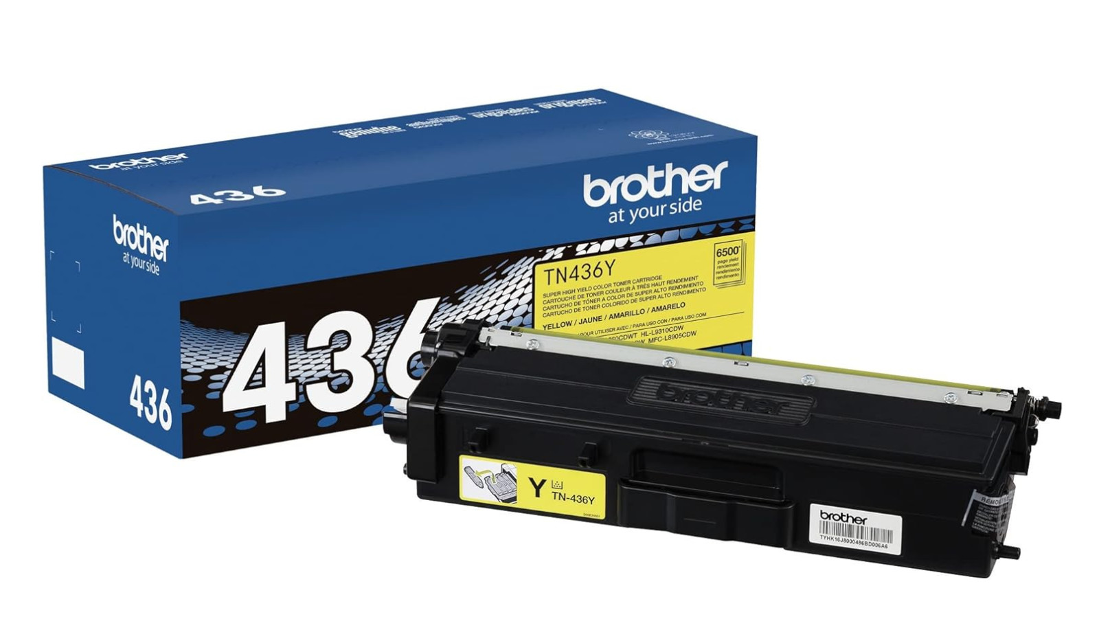 Brother TN436 4-piece Set High Yield Toner Cartridge (Black,Cyan,Magenta,Yellow)
