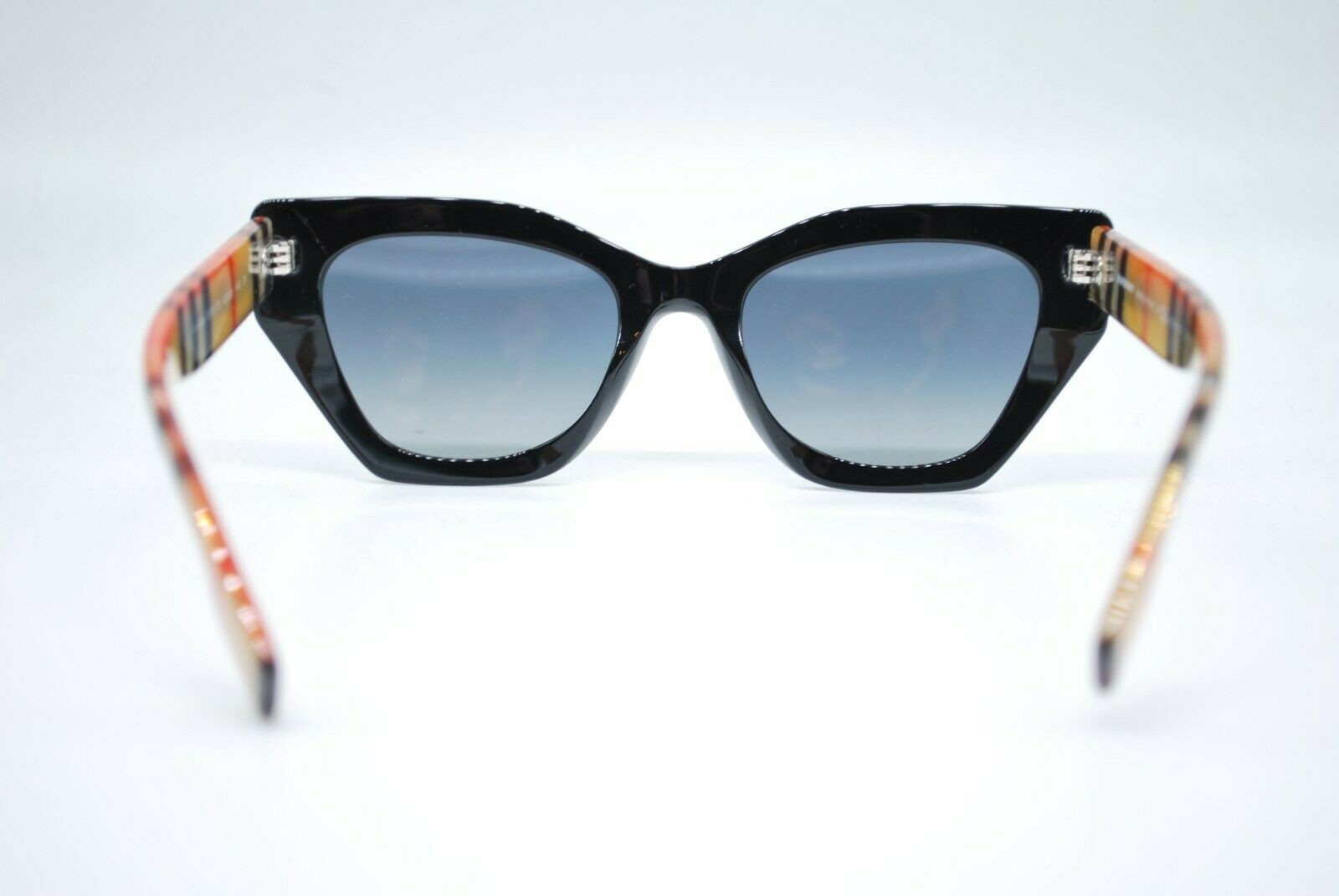 NEW BURBERRY B 4299 3757/T3 BLACK GREY POLARIZED AUTHENTIC SUNGLASSES 52-20