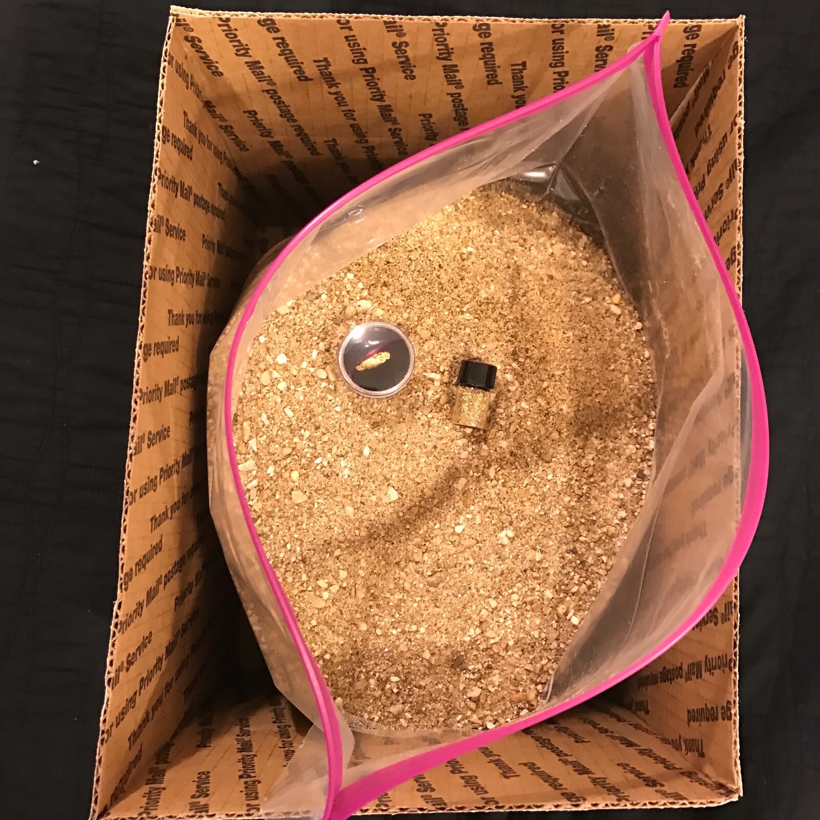 Approximately 20-35lbs US Gold Nugget Pay Dirt Free Shipping Paydirt