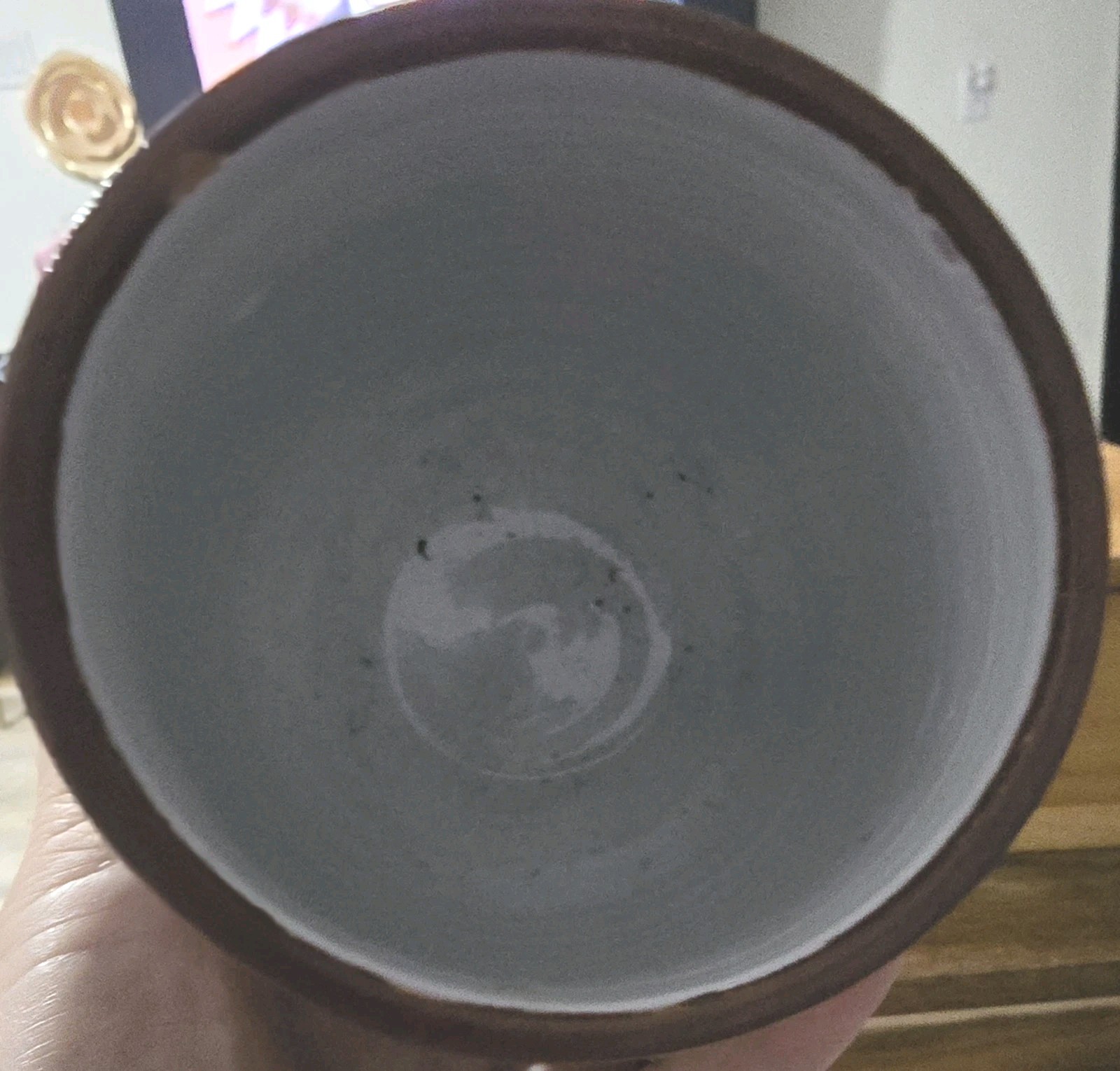 POTTERY "PERUVIAN" (QUERO) VTG HAND-PAINTED COLORFUL CEREMONY POTTERY 7" inch