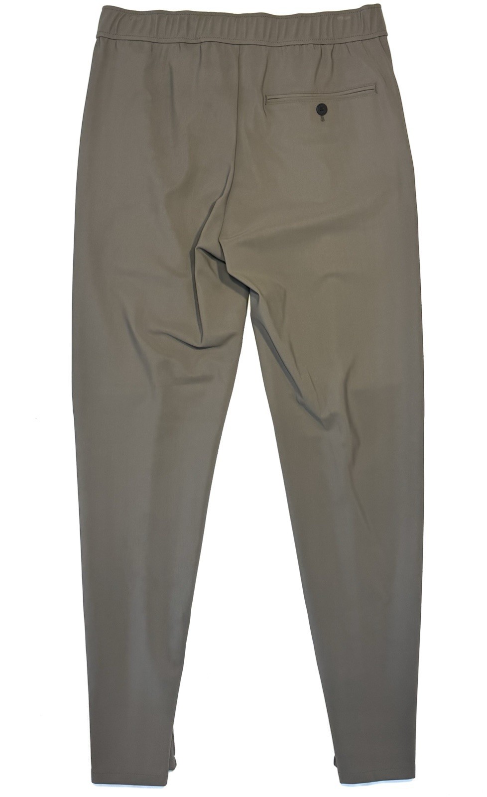 THEORY Mens Curtis Drawstring Precision Ponte Pleated Pants Moss Grey -MSRP $245