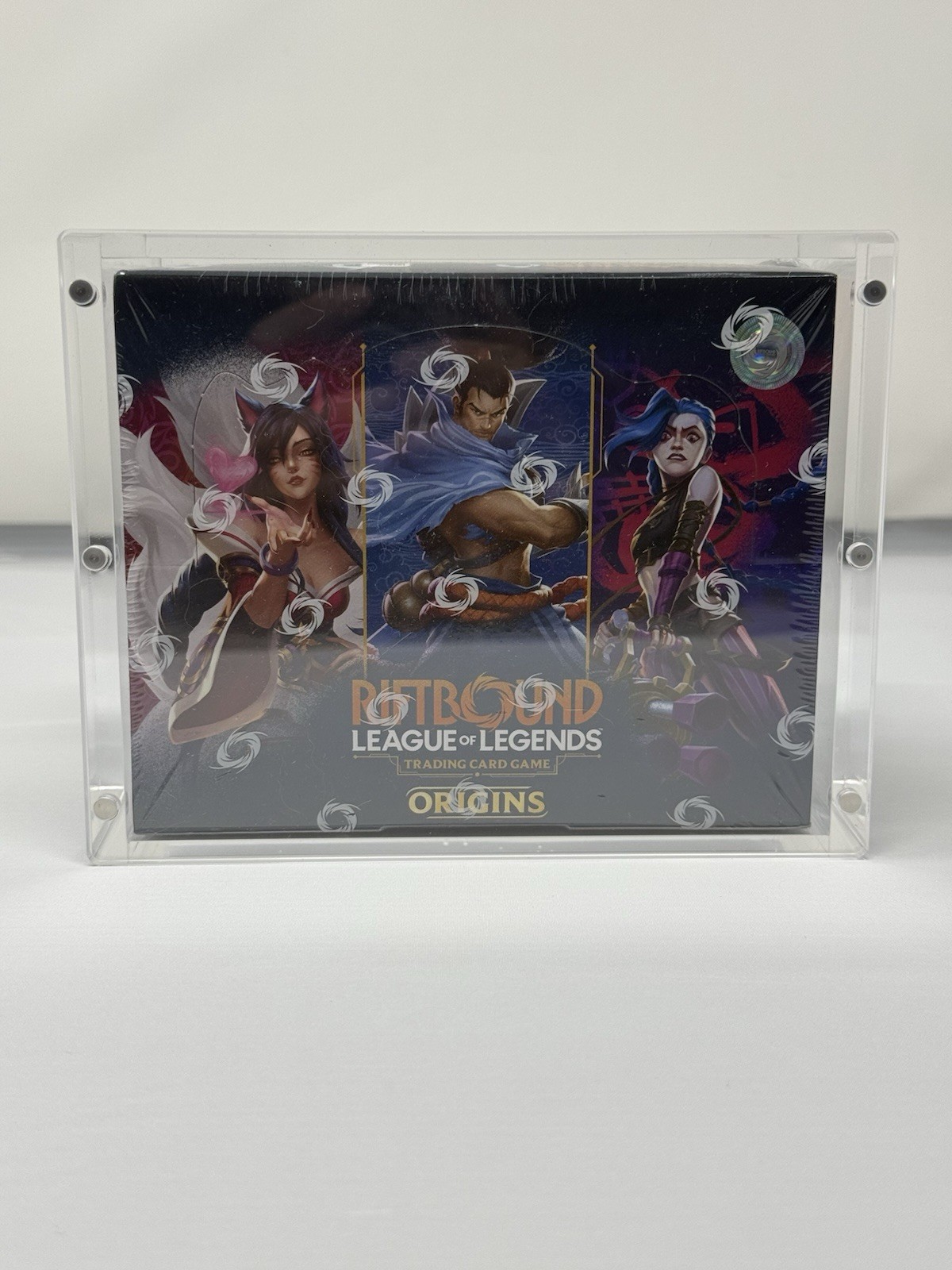 Riftbound Booster Box Acrylic Display Case With Magnetic Top UV-Resistant
