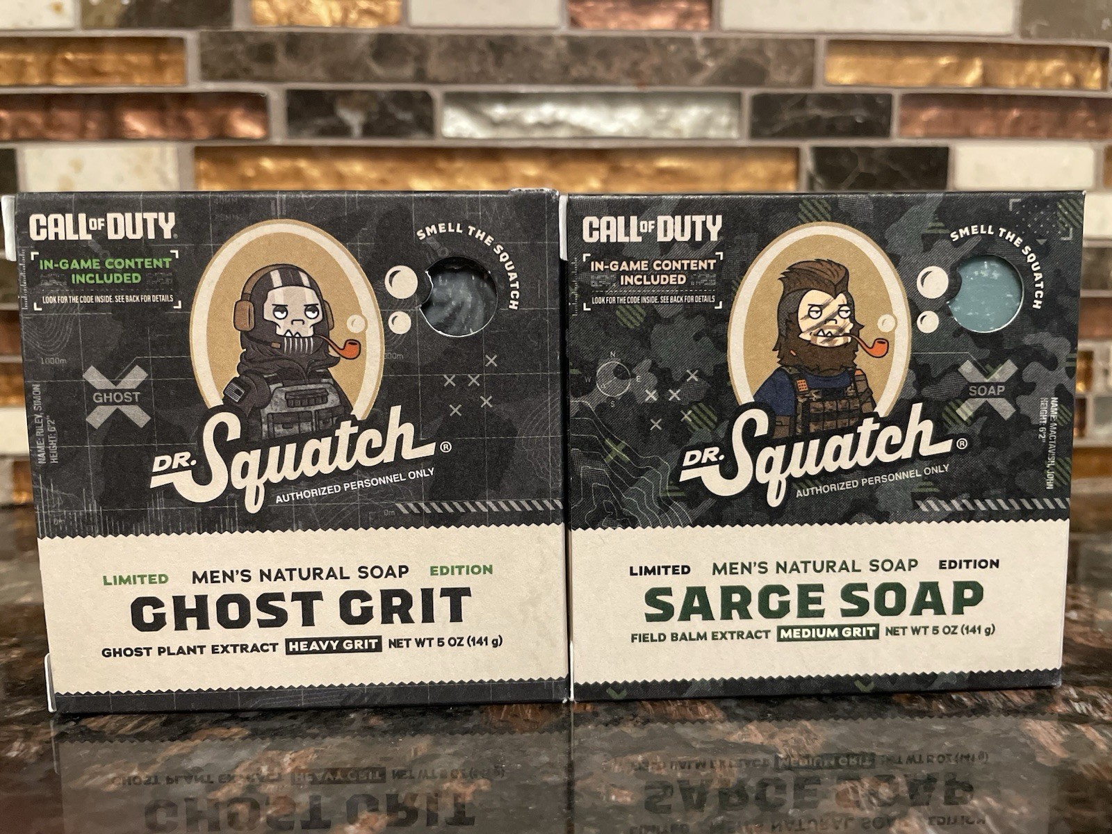 Dr Squatch Soap 2 Pack Ghost Grit And Sarge Soap ***Codes Expired ***