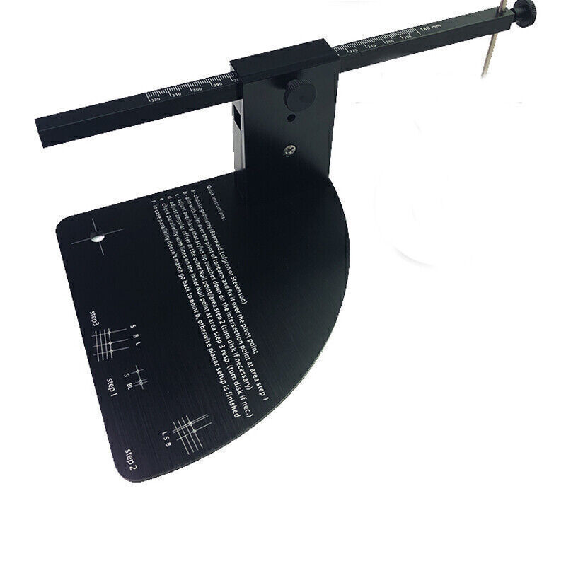 Vinyl LP Turntable Alignment Protractor For Phono Record Cartridge Stylus NEWtK