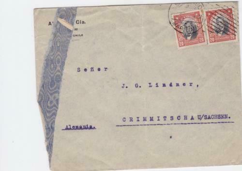 Chile  1924  stamps cover  R20309