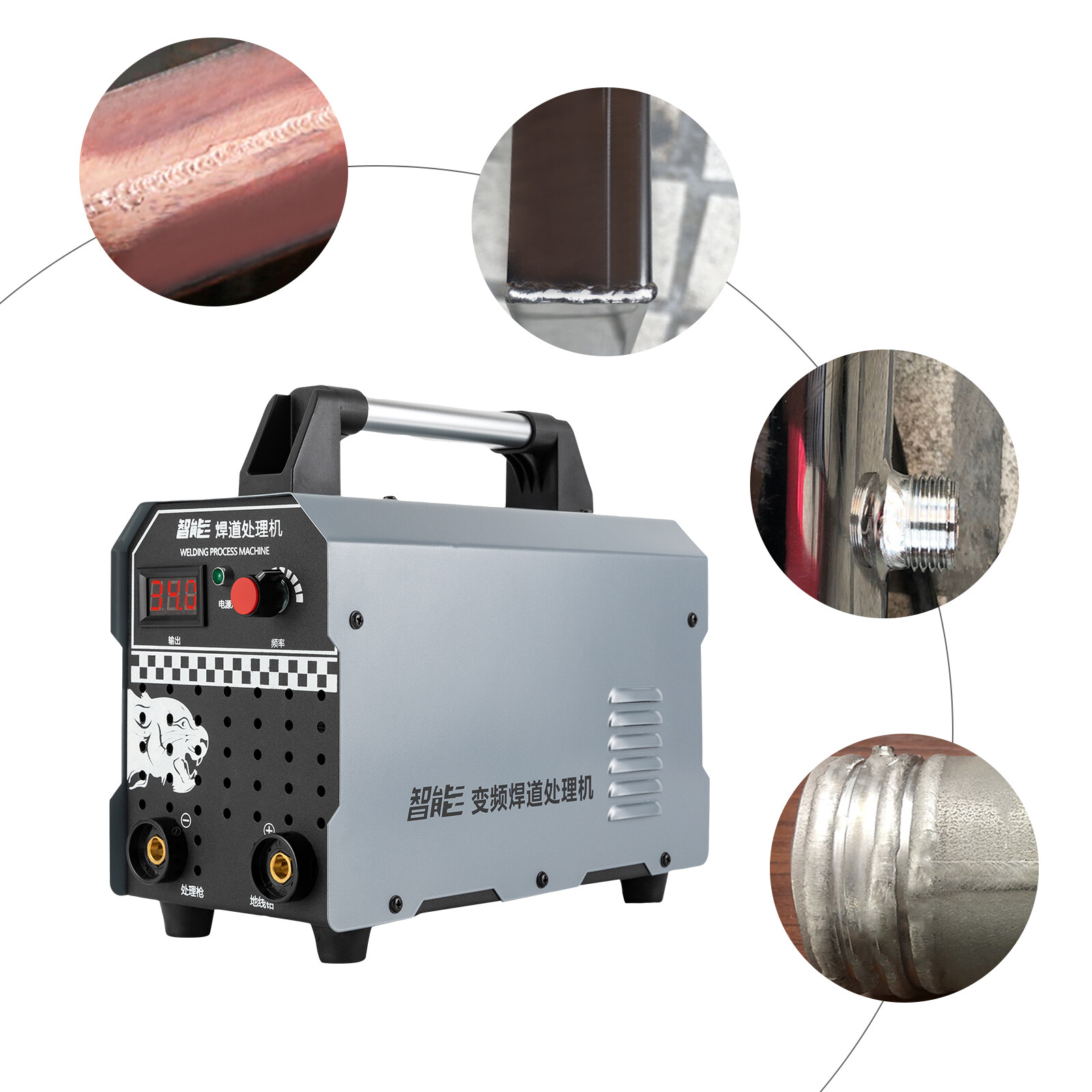 1000W Stainless Steel Welding Bead Processor,Brush Type Weld Cleaning Machine