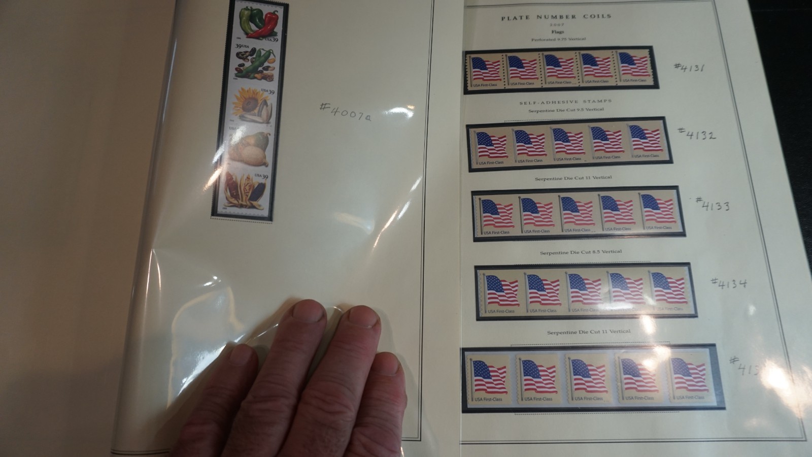 Gorgeous collection of Plate number coils in Scott album 1988-2015 MNH stamps