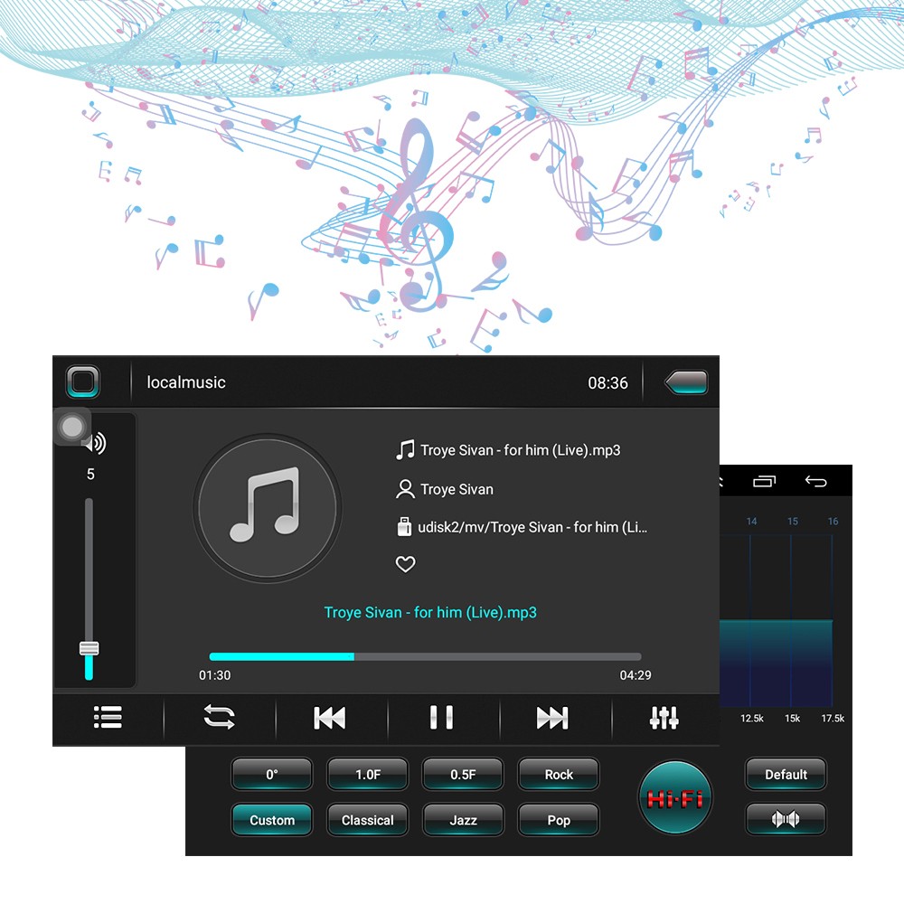 For Subaru Legacy Outback 2009-2014 2+64G Android15 Carplay Car Stereo Radio GPS