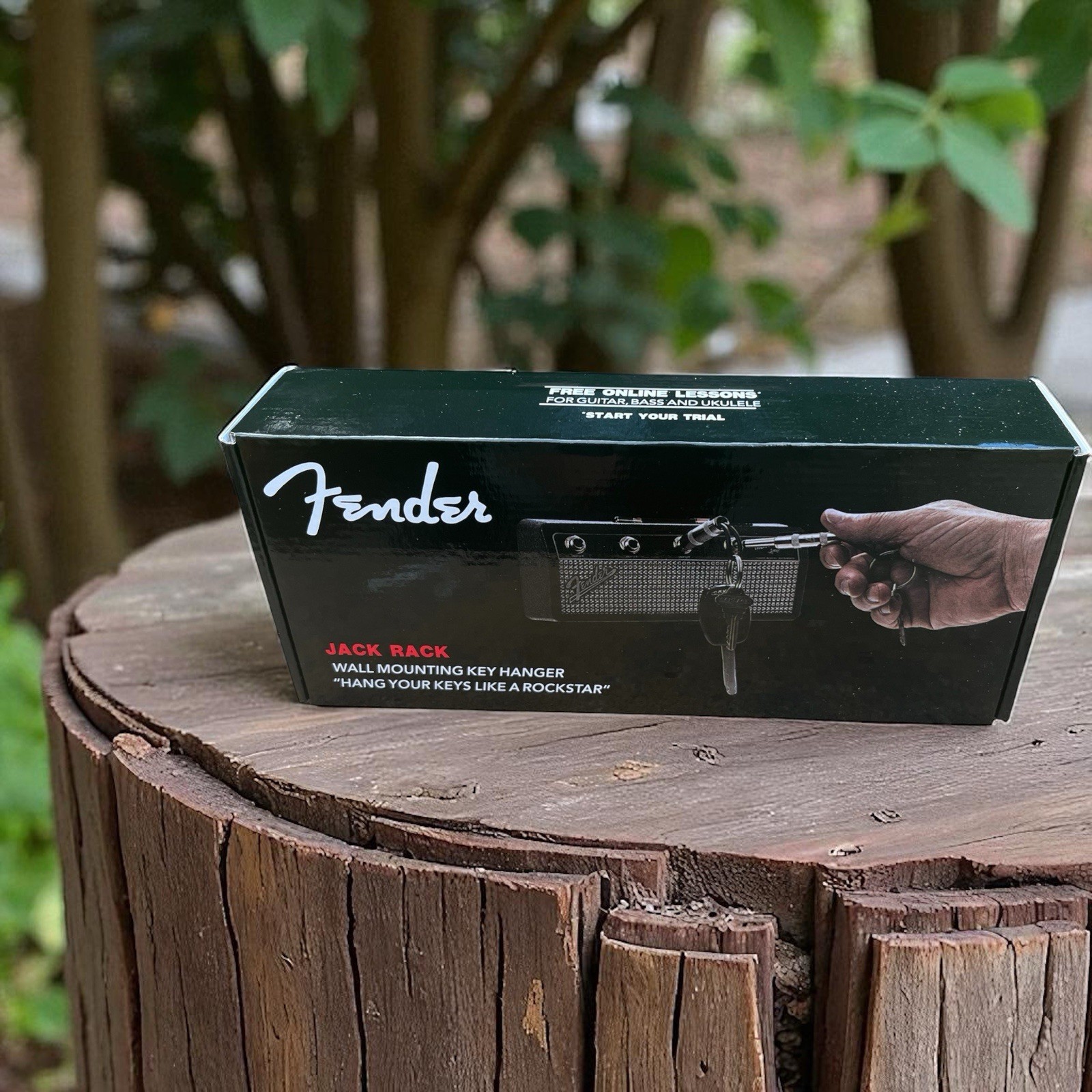 Fender Guitar Amp Mini Wall Mount Key Holder Jack Rack Brand New Open Box