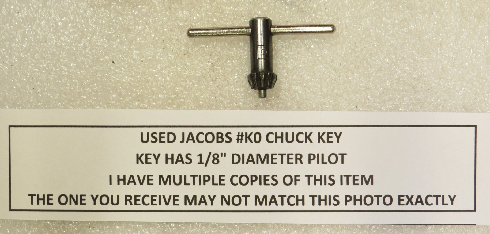 DRILL CHUCK KEYS - VARIOUS SIZES & MANUFACTURERS