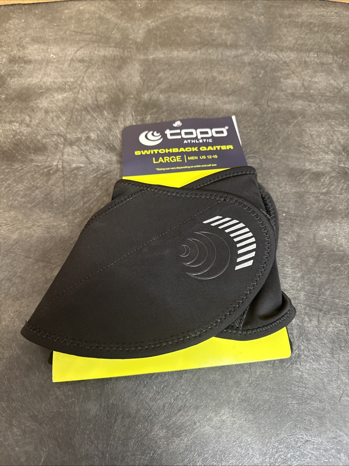 Topo Athletic Switchback Gaiter Size Large (Men’s US 12-15)