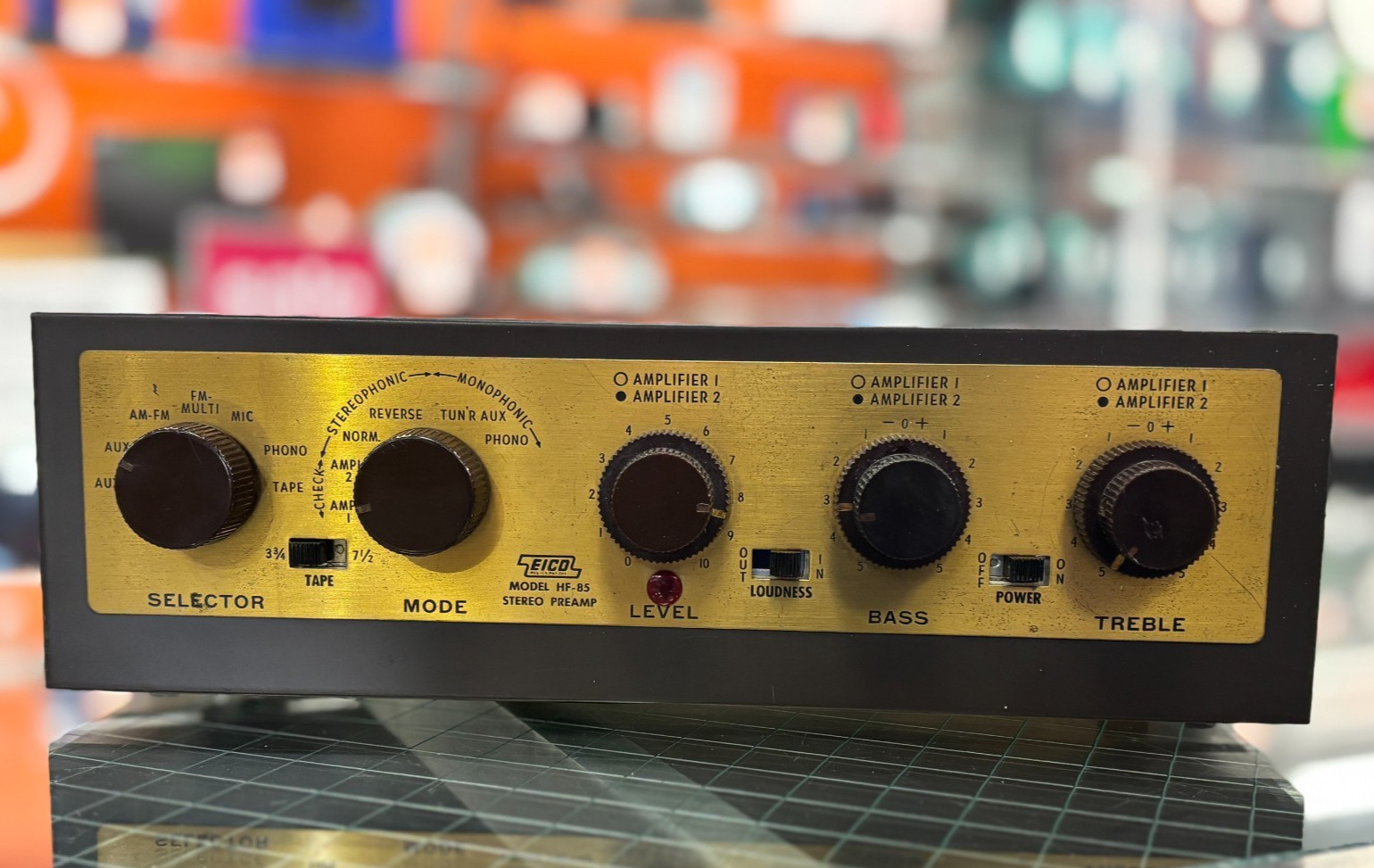 Vintage Eico HF-85 Stereo Tube Preamplifier - RARE Factory Assembled