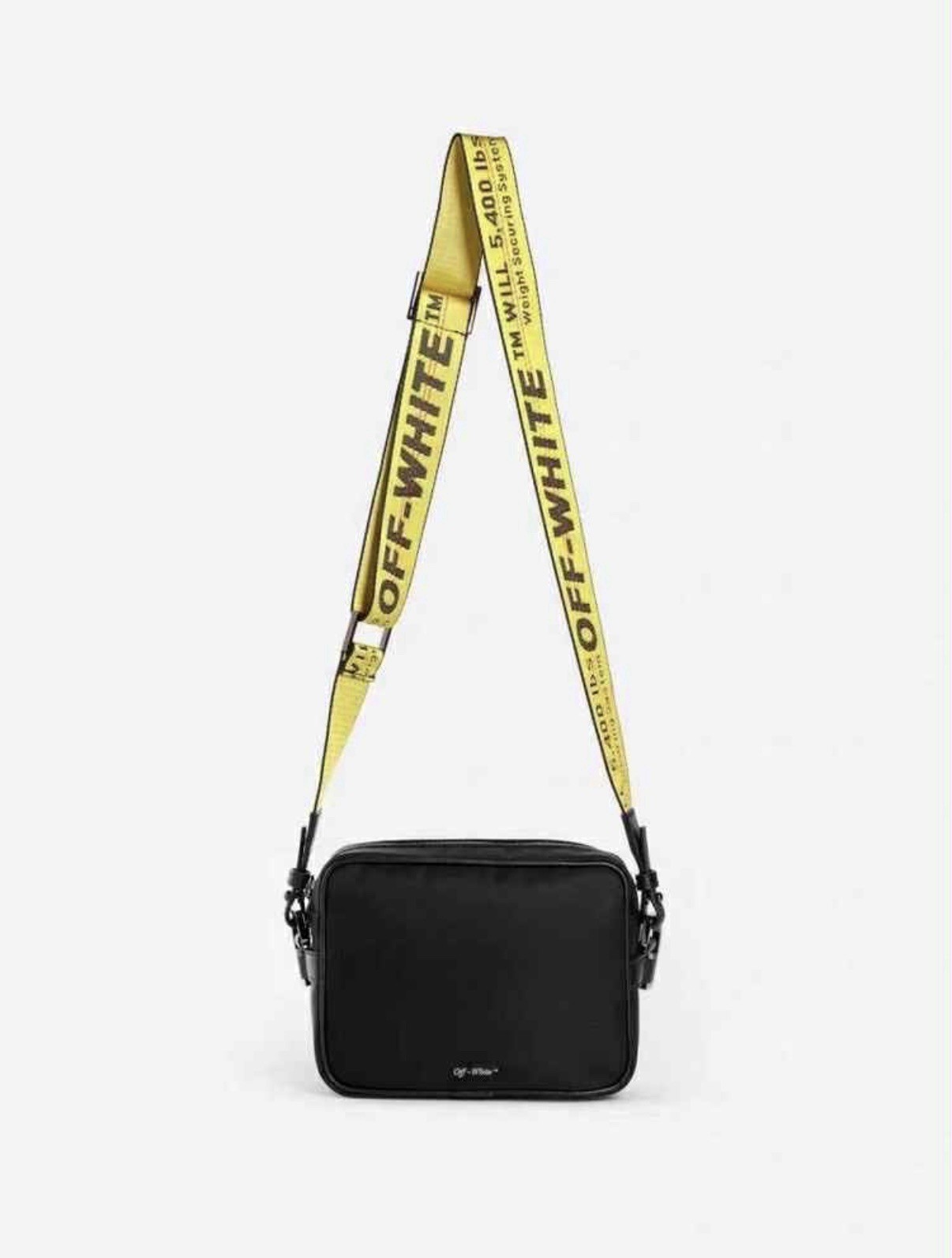 Off White Virgil Abloh Nylon Crossbody Shoulder Messenger Bag