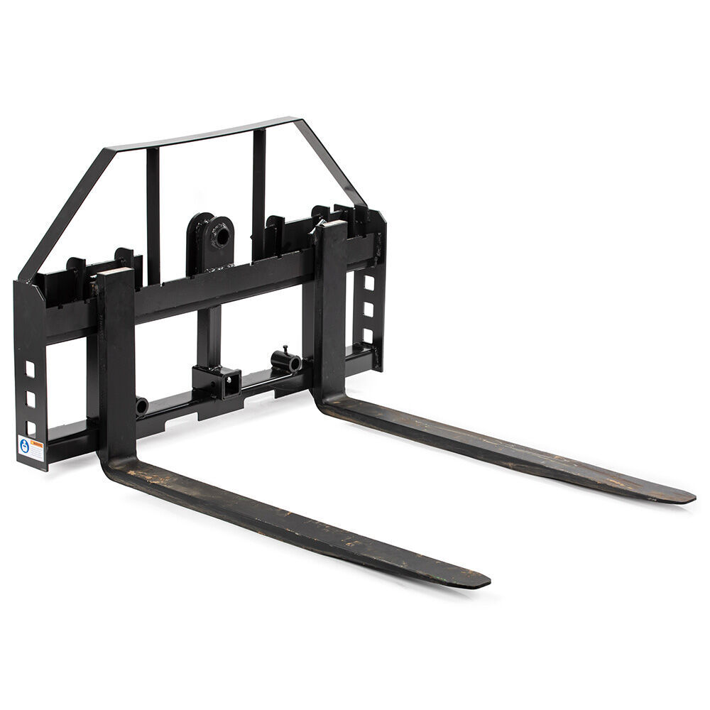 Titan Attachments Standard Series Pallet Fork Frame, 48" Pallet Fork Blades