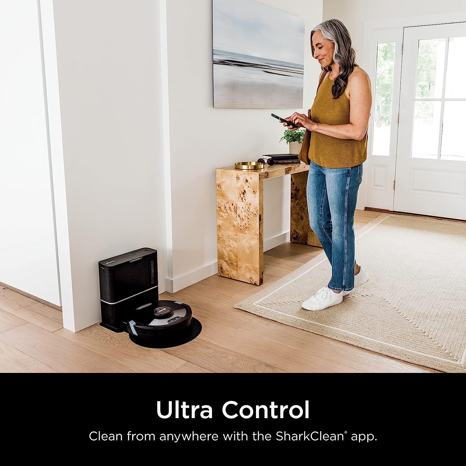 Shark AI Ultra 2-in-1 Robot Vacuum and Mop and XL Self-Emptying HEPA Base