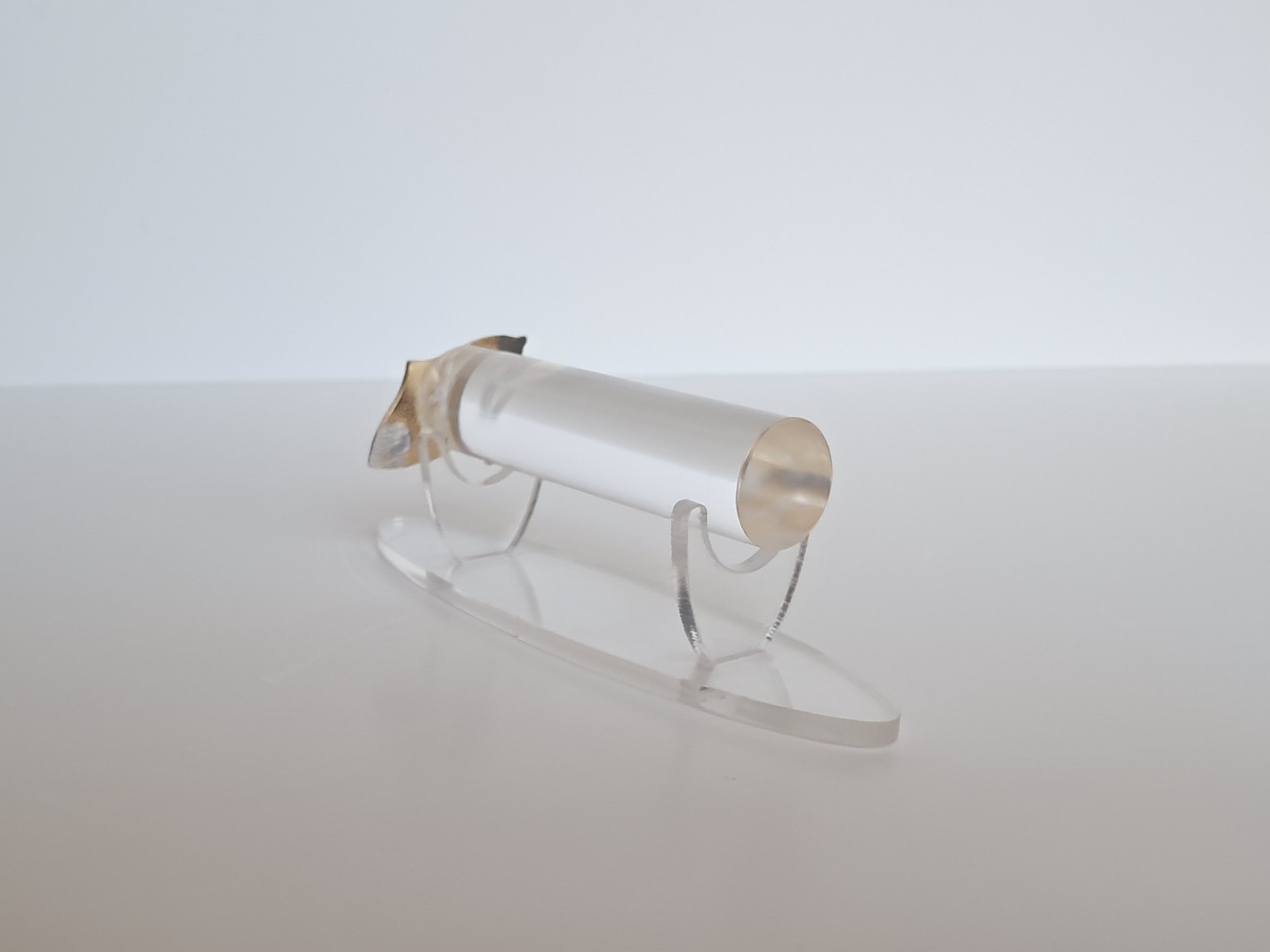 Handgun Firearm Gun Safe Shelf Display Rod - 7/8" POW*MIA Enamel Topper