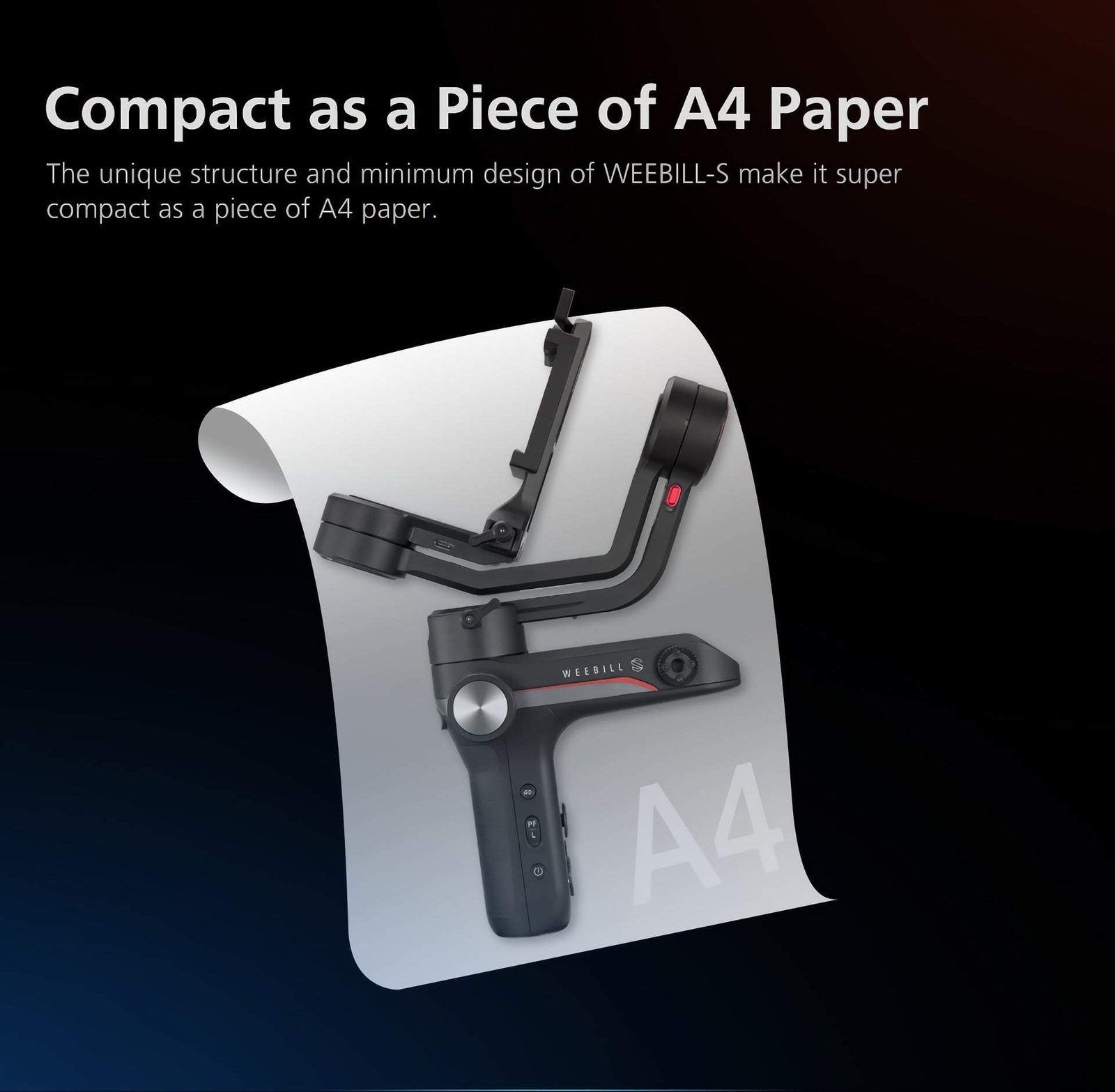 Zhiyun Weebill S Official 3-Axis Handheld Gimbal Stabilizer fr Mirrorless Camera