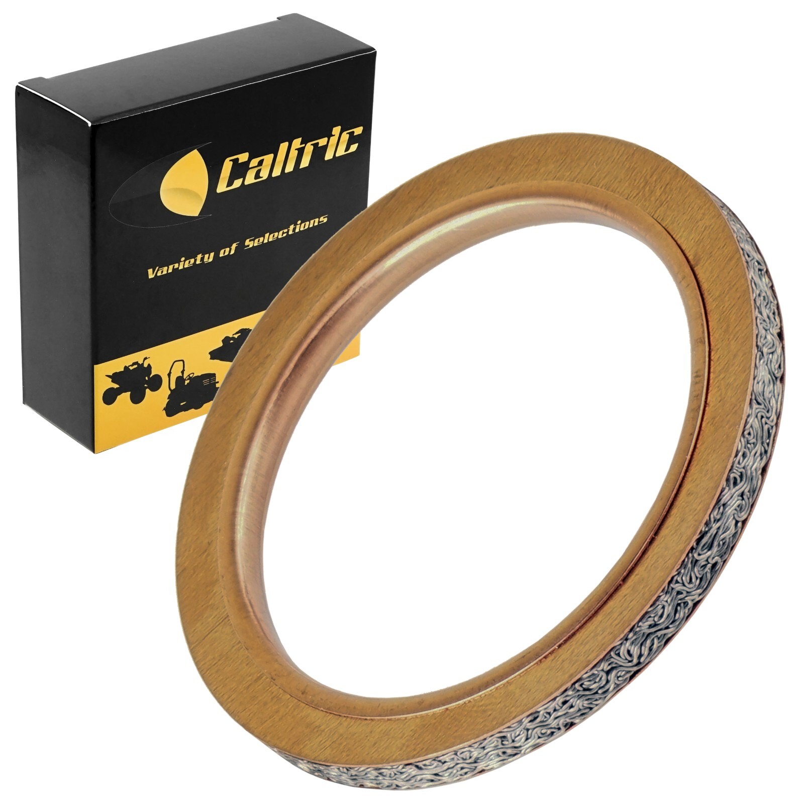 Exhaust Muffler Pipe Head Joint Head Gasket For Yamaha V-Star 650 XVS650 1998-10