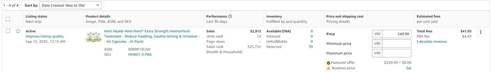 Hem Hero® Extra Strength – Fórmula Herbal Natural para Comodidad Hemorroidal