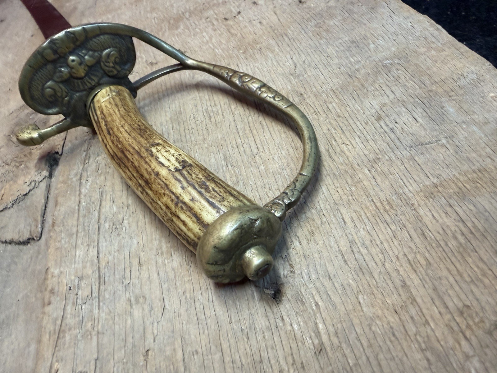 Revolutionary War Era 1700s 18th Century European Cuttoe Hunting Sword