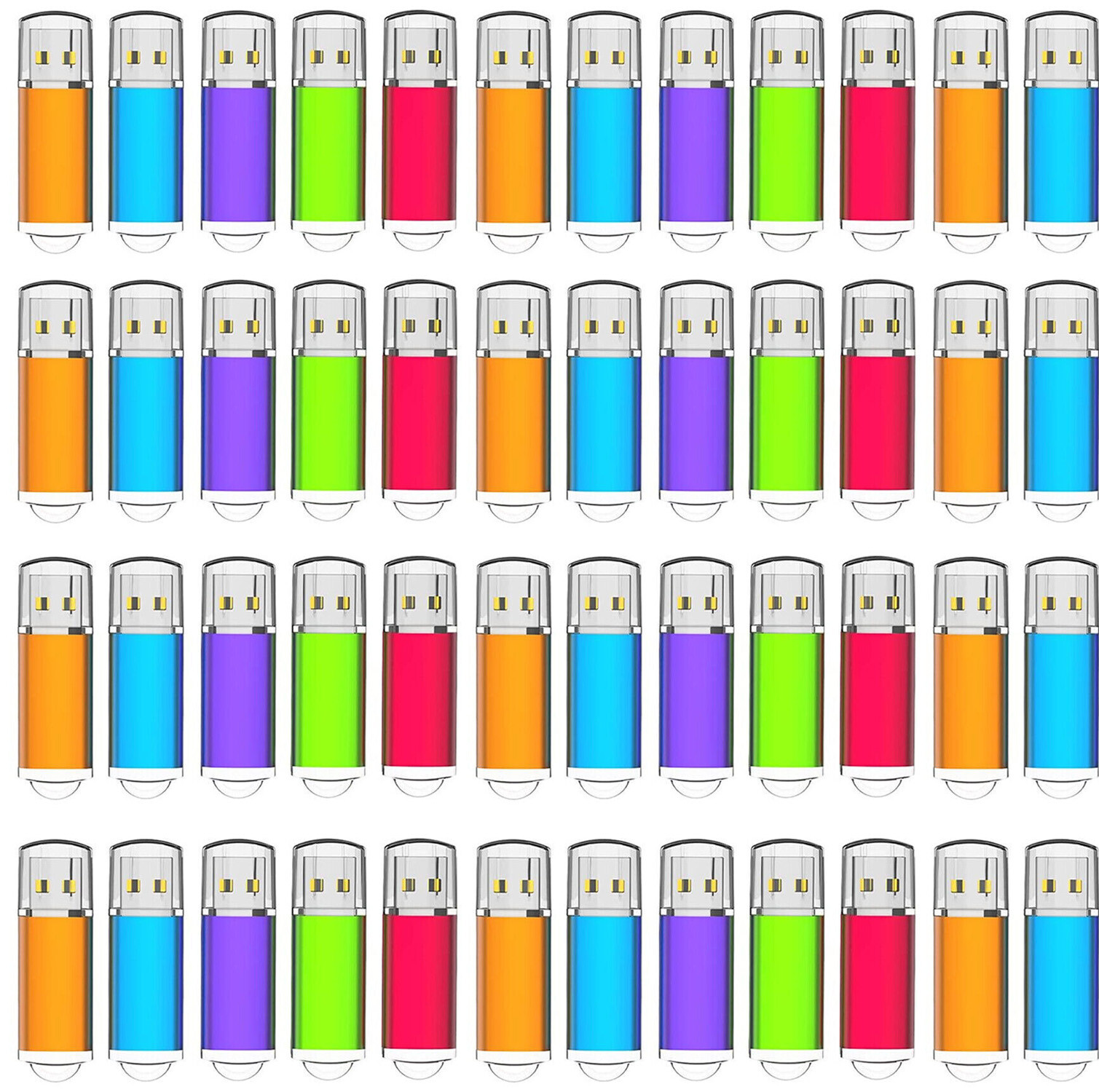 Wholesale USB 2.0 5/10/100PCS 1GB 2GB 4GB 8GB 16GB 32GB 64GB Flash Drives Memory