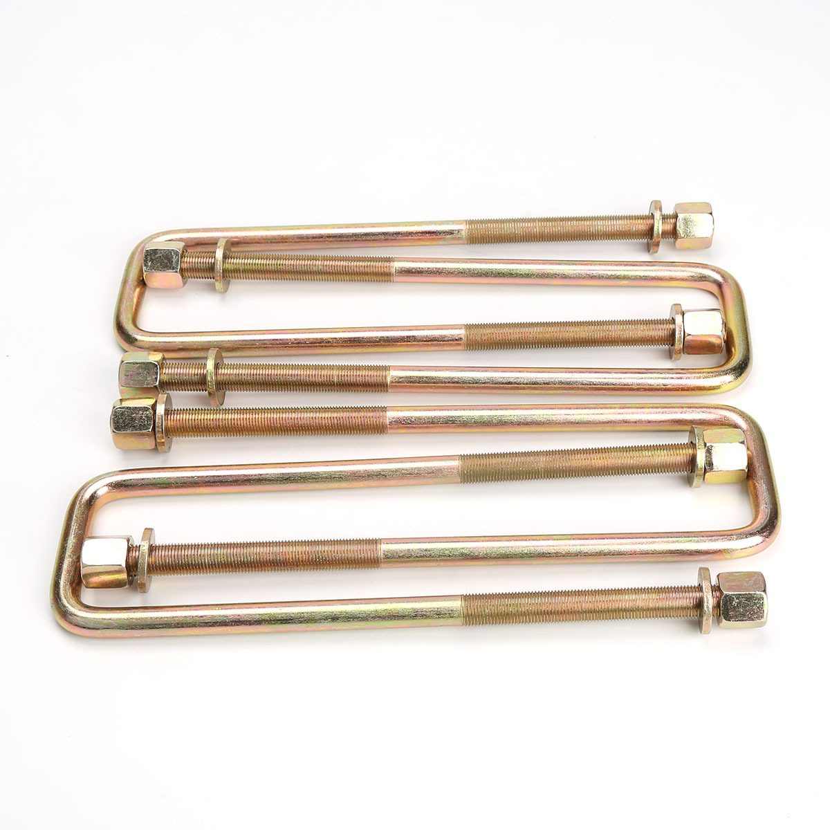 11.5" Square U Bolts Extra Long 2.5" wide 9/16" Ubolt w Hardware for GMC Chevy