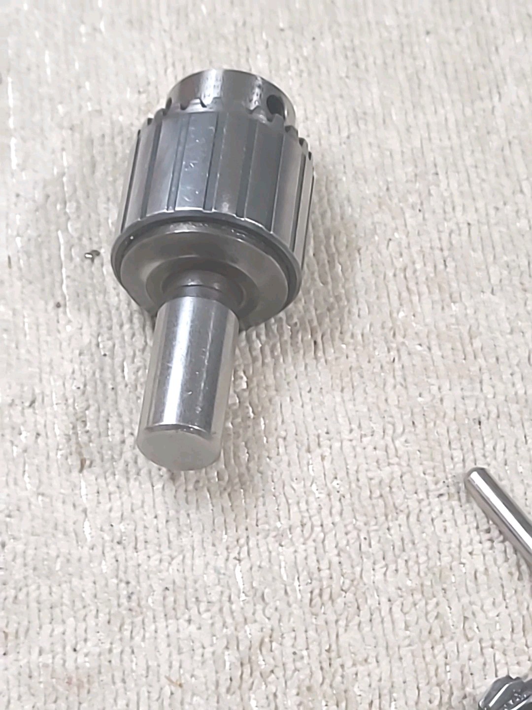 Jacobs 8-1/2 Heavy Duty Ball Bearing Super Chuck, 5/8" Shank w/ Jacobs Key.