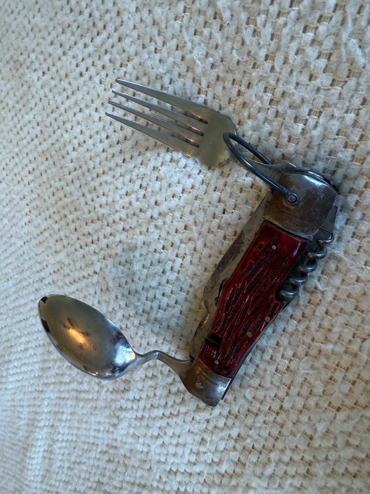 Vintage Japan Camp Knife, Fork, Spoon, etc